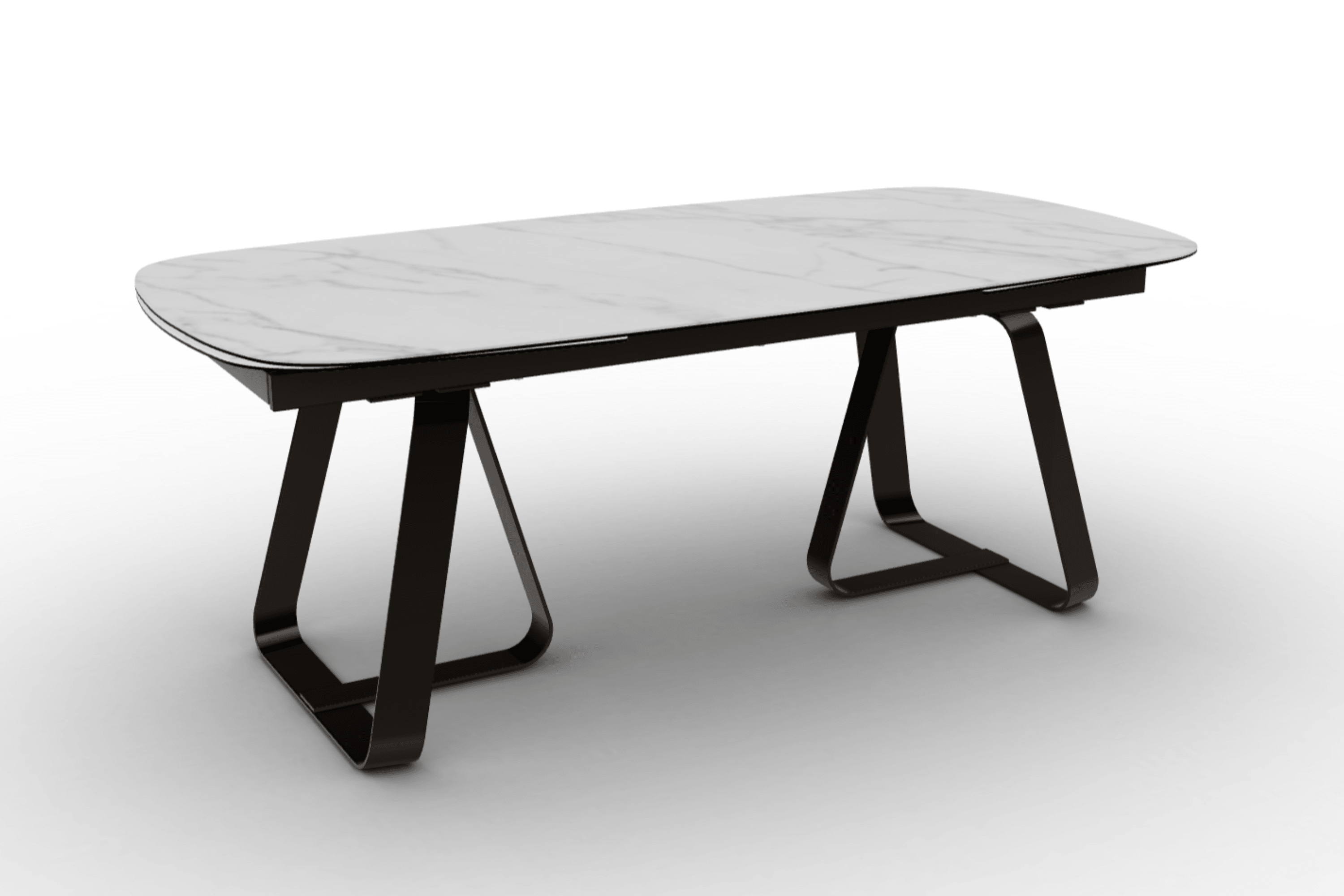 Stół rozkładany SUNSHINE kremowy marmur do jadalni – Calligaris