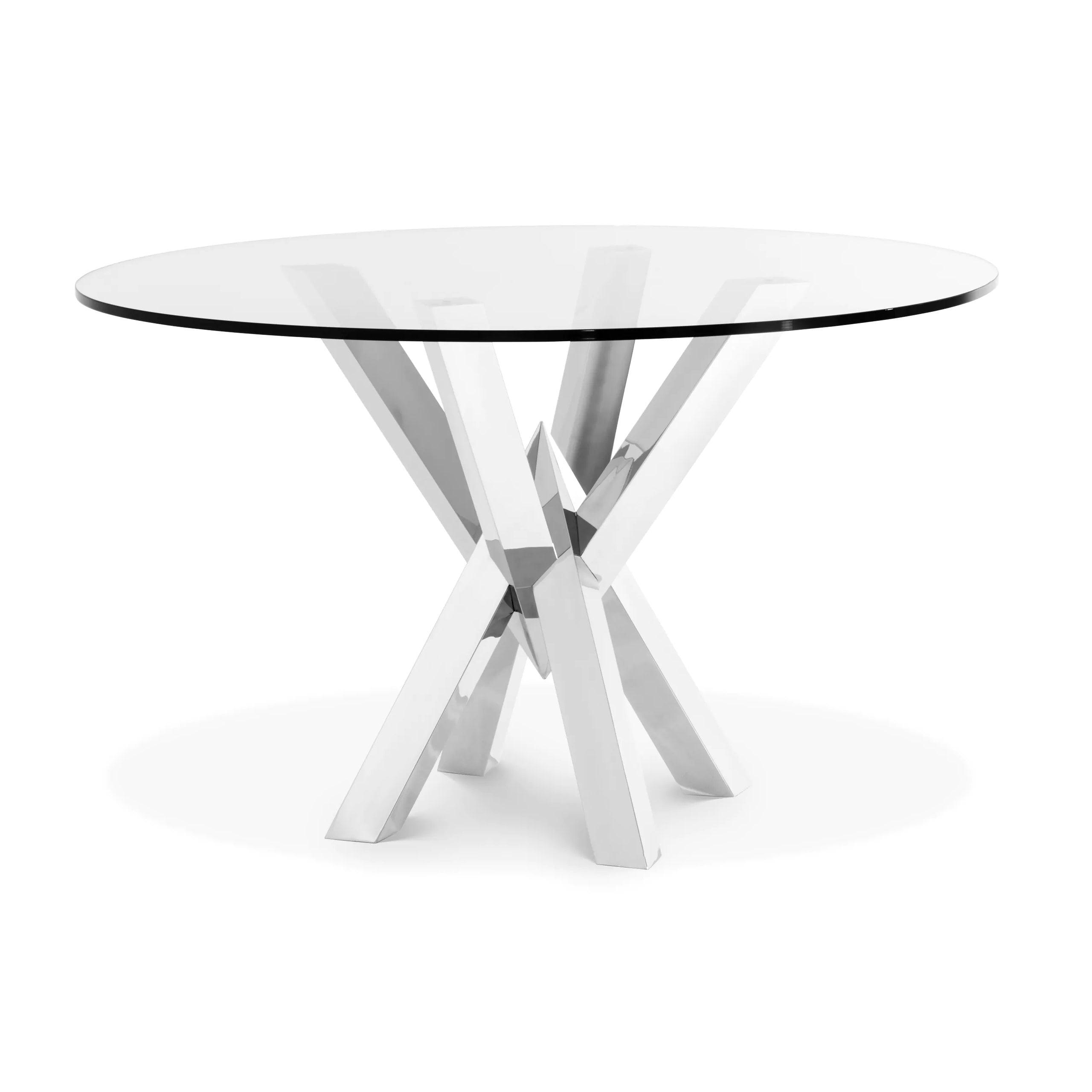 Stół TRIUMPH stal polerowana Eichholtz Eye on Design
