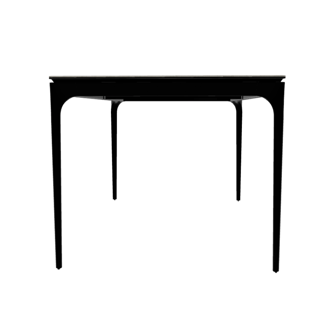 Rozkládací stůl SILHOUETTE světle šedá keramika