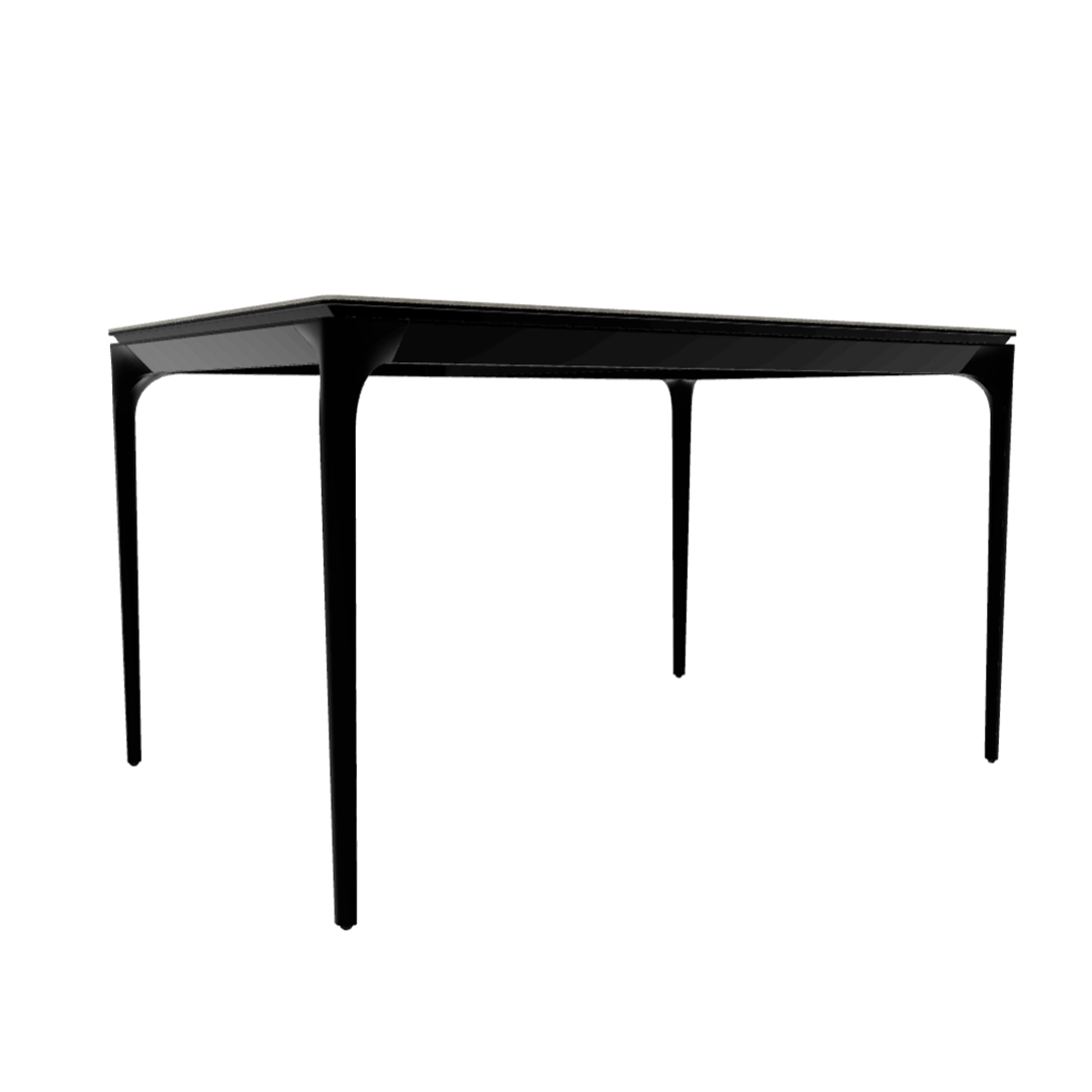 Rozkládací stůl SILHOUETTE světle šedá keramika