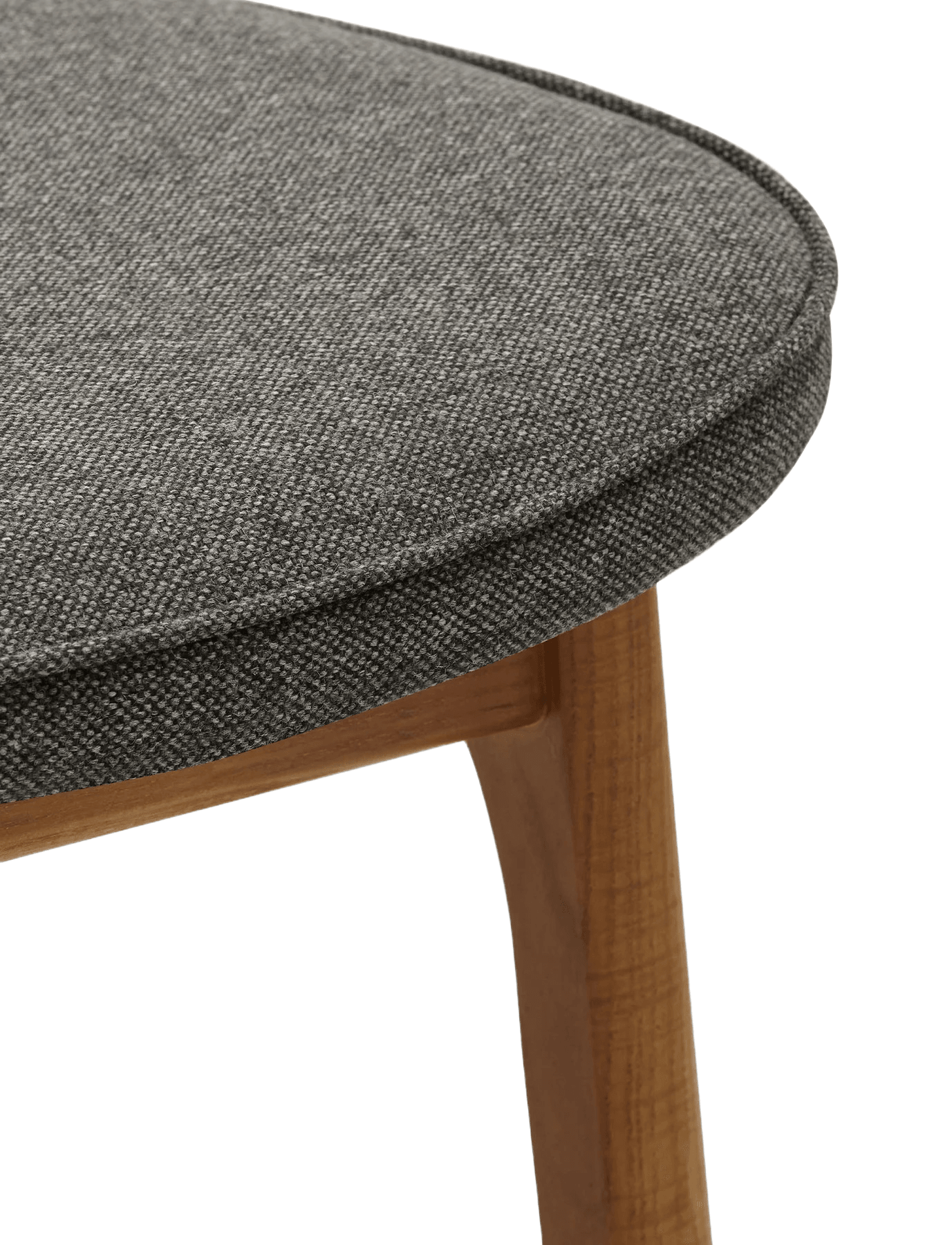 Stołek barowy 200-190 szary w tkaninie Wool Grey Black 366 concept Eye on Design