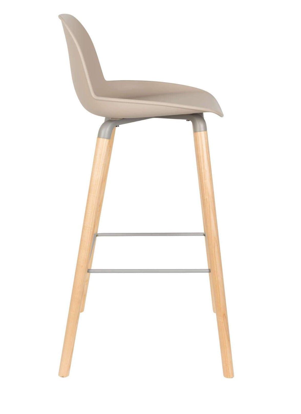 Stołek barowy ALBERT KUIP taupe Zuiver Eye on Design