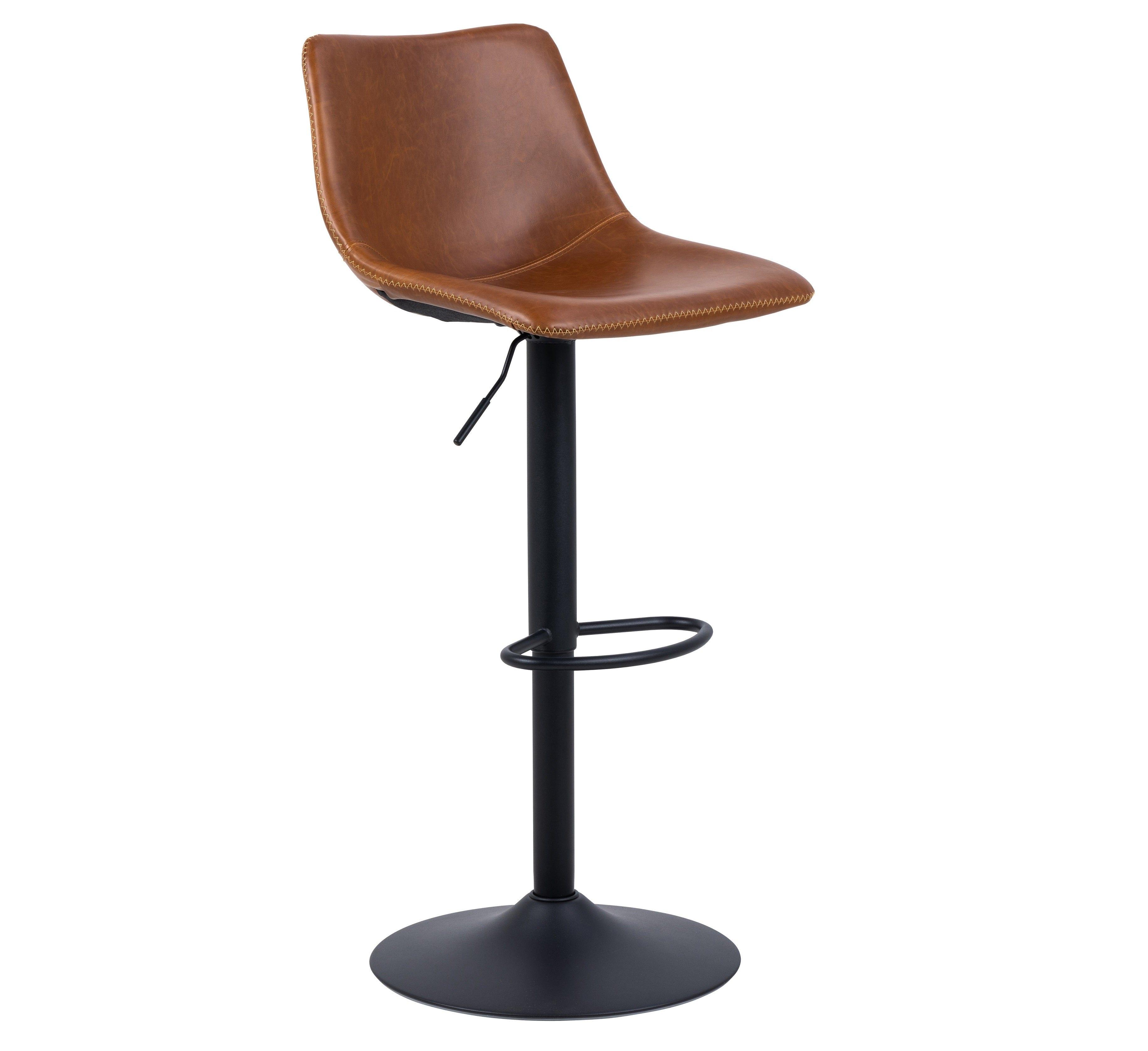 Stołek barowy ALVA brandy ekoskóra Home Essentials Eye on Design