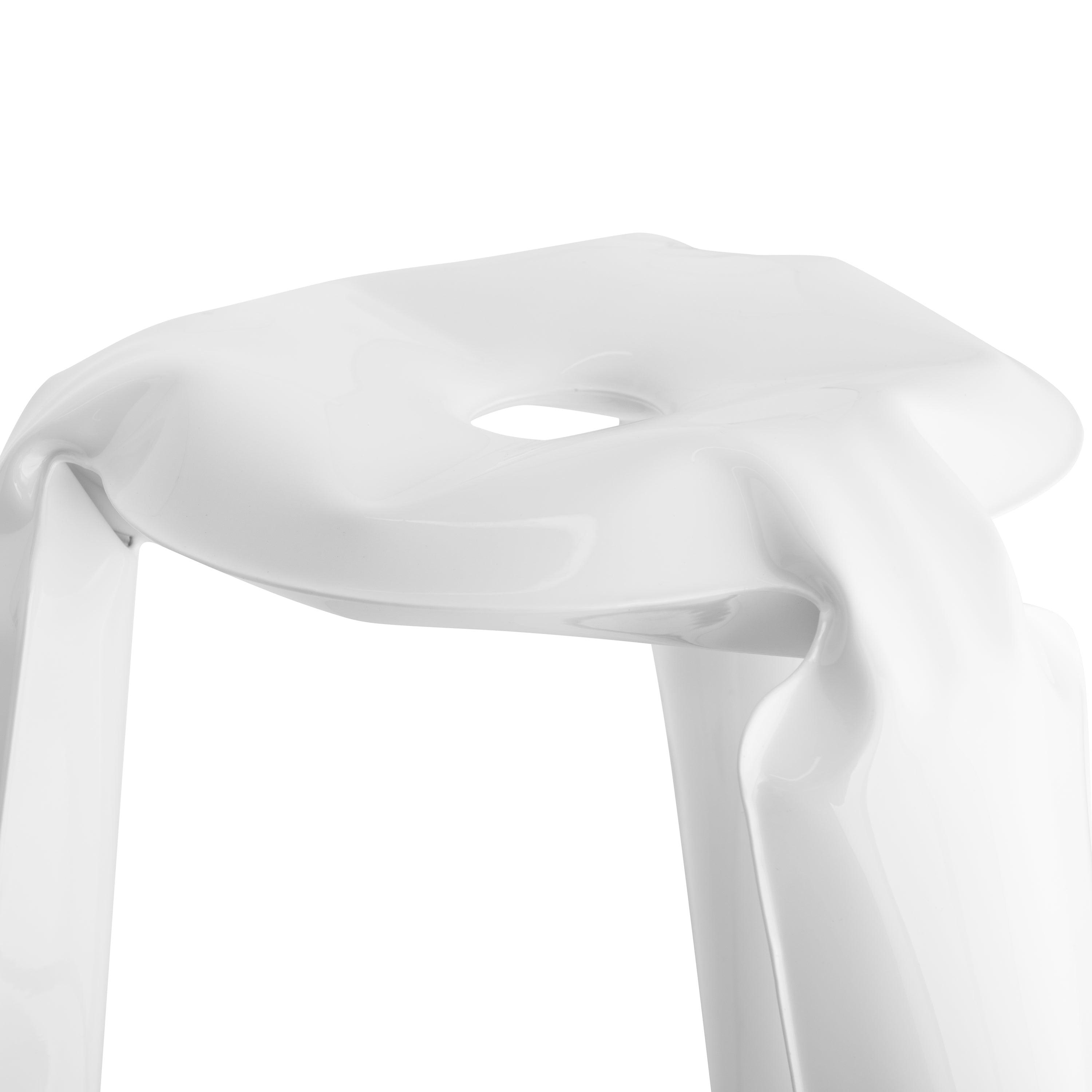 Stołek barowy PLOPP biały Zieta Studio Eye on Design