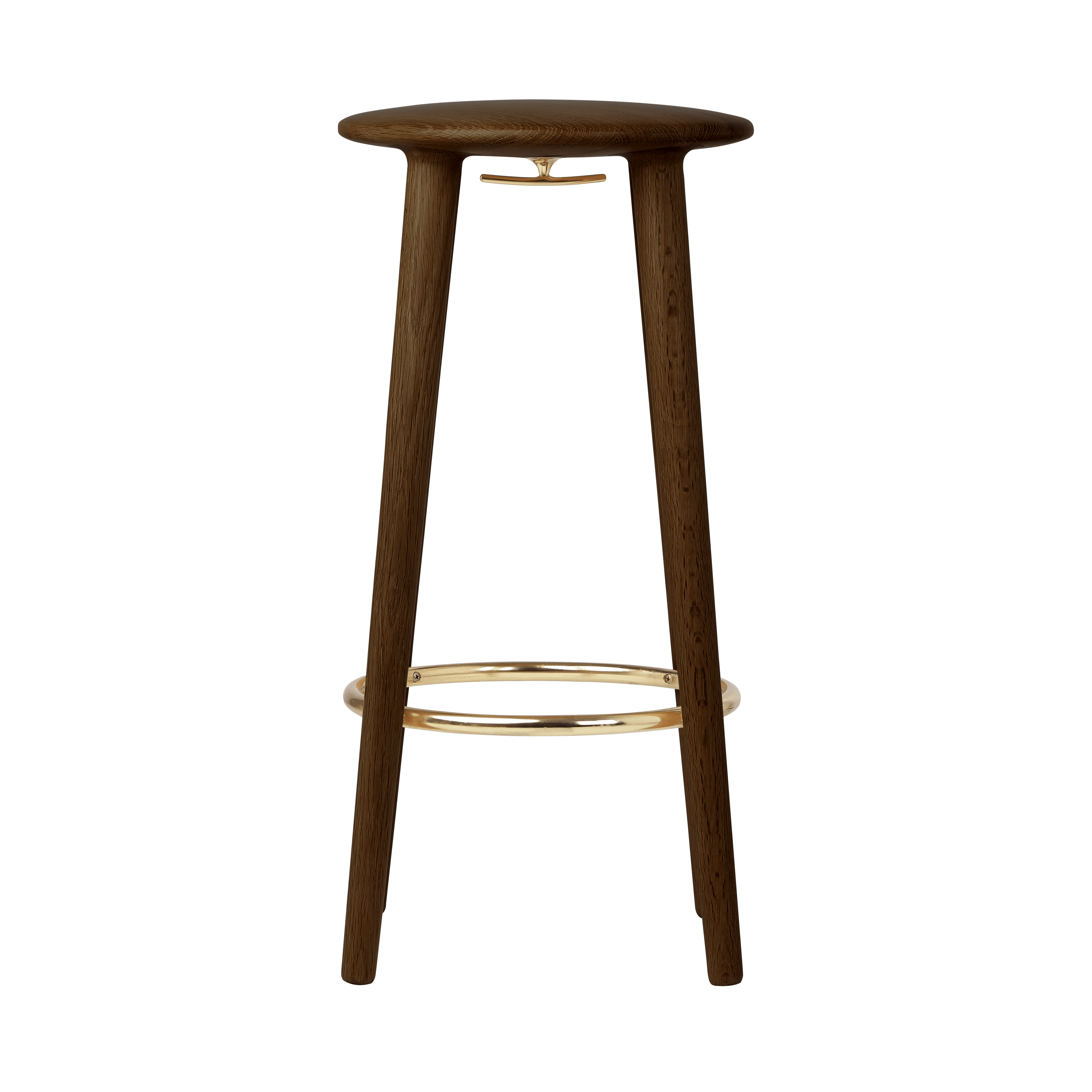 Stołek barowy THE SOCIALITE ciemno dębowy UMAGE 67.5 cm Eye on Design