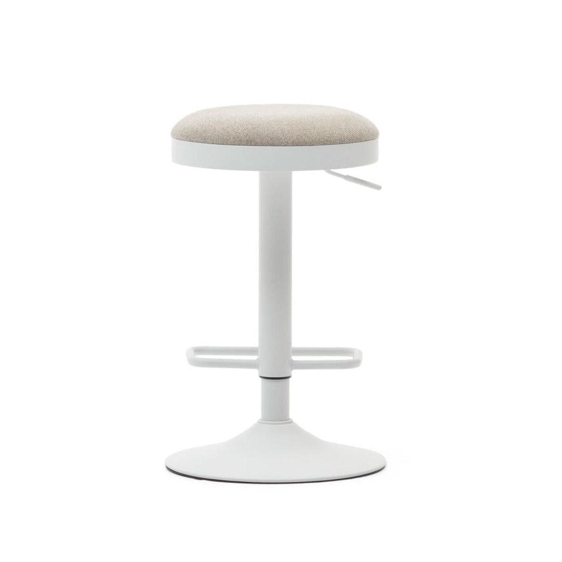 Stołek barowy ZAIB beżowy szenil La Forma Eye on Design