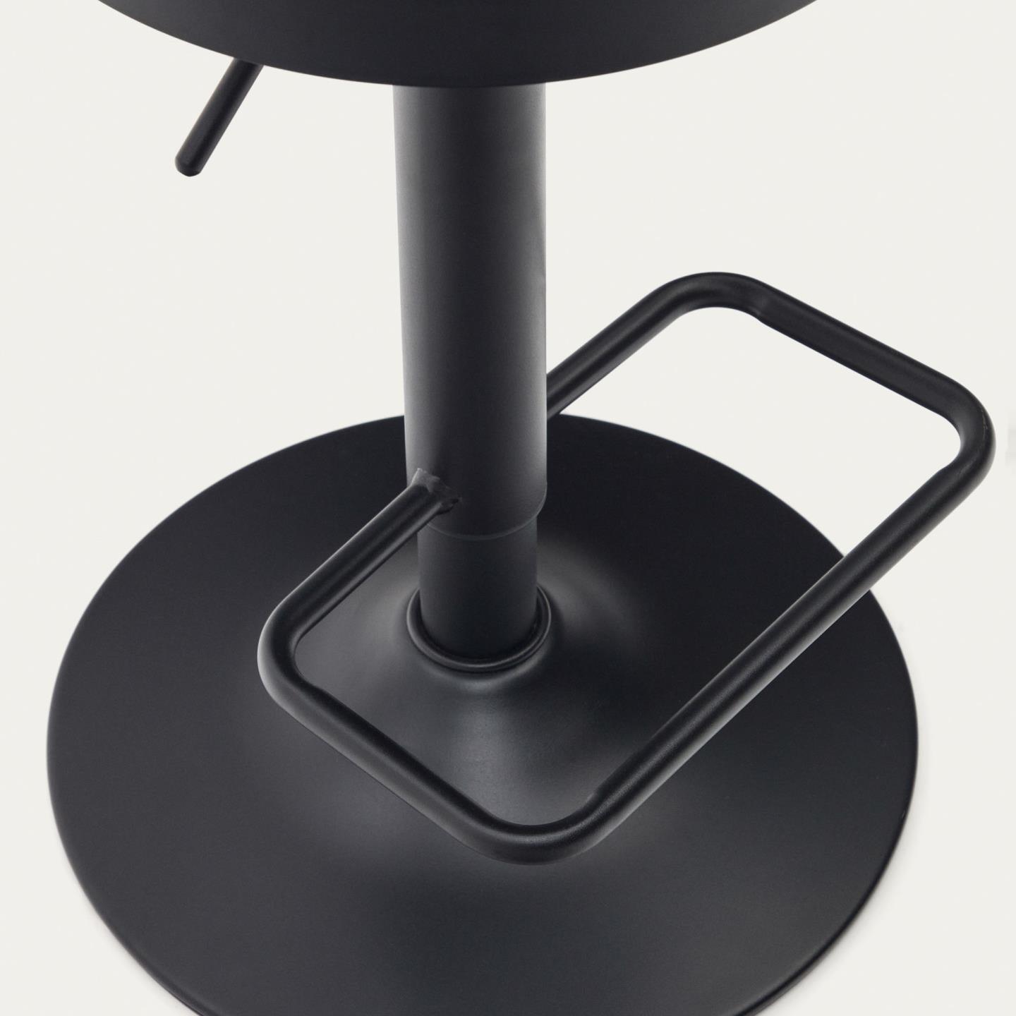 Stołek barowy ZAIB ciemnozielony szenil La Forma Eye on Design