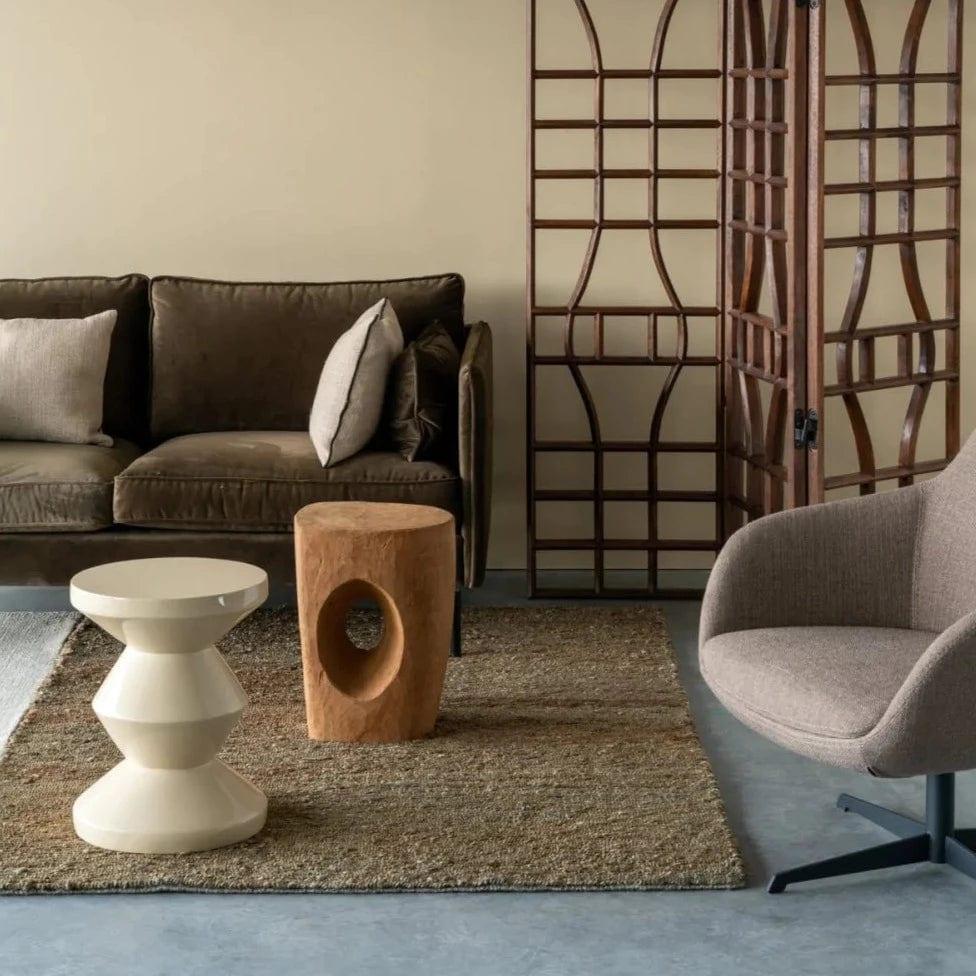 Stołek DEVIL'S EYE drewniany Pols Potten Eye on Design