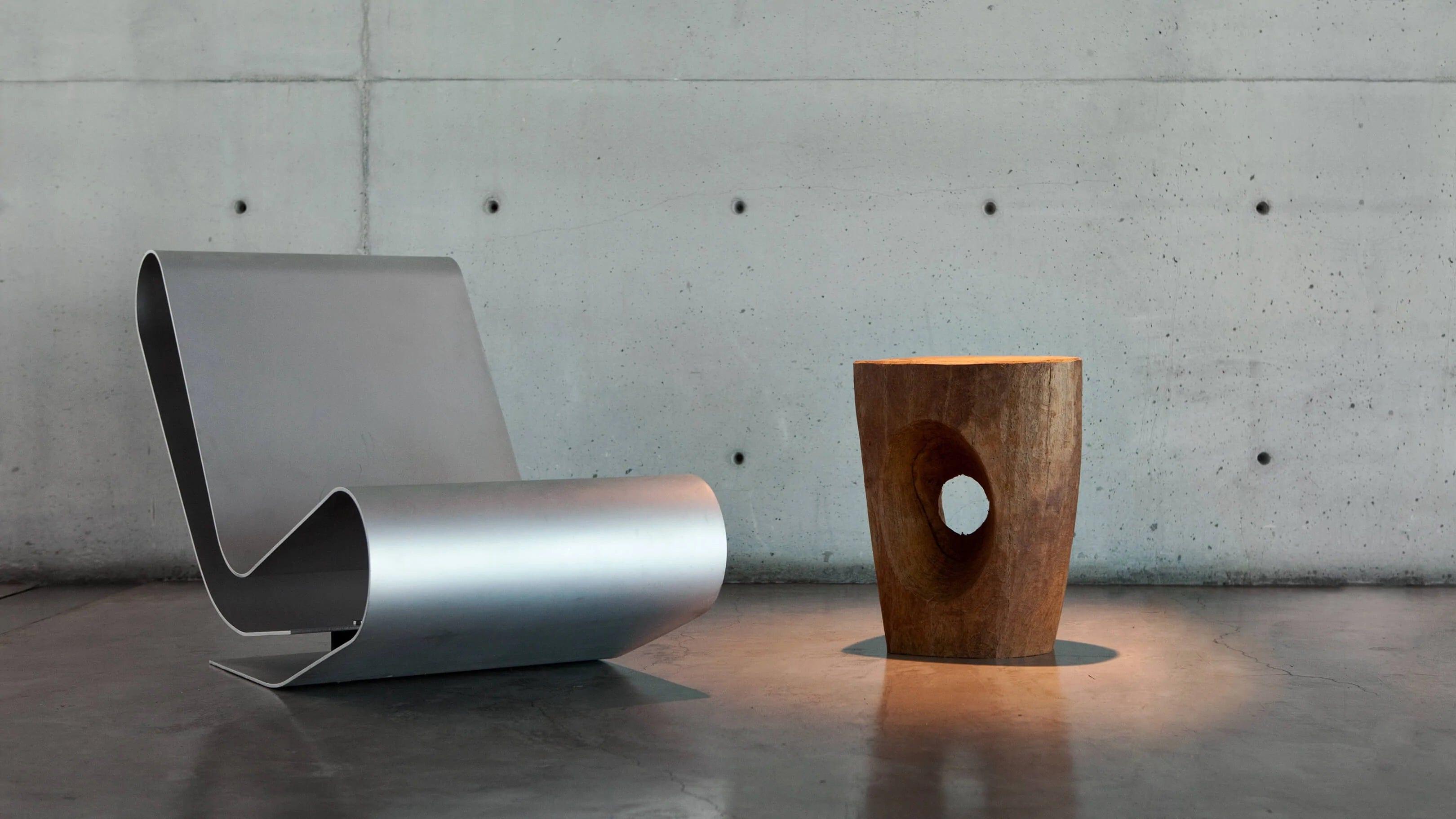 Stołek DEVIL'S EYE drewniany Pols Potten Eye on Design