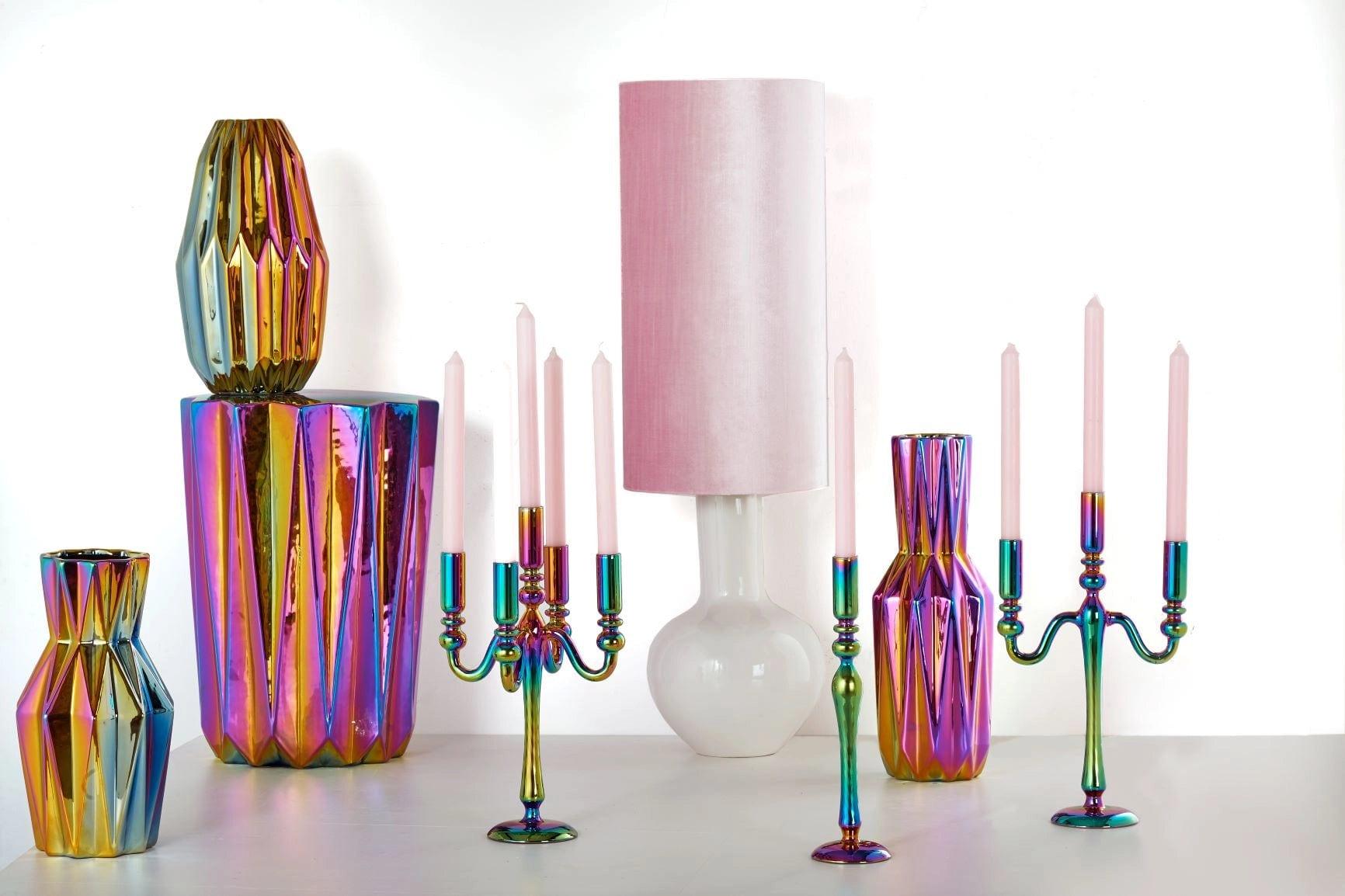 Stołek OILY FOLDS petrol Pols Potten Eye on Design