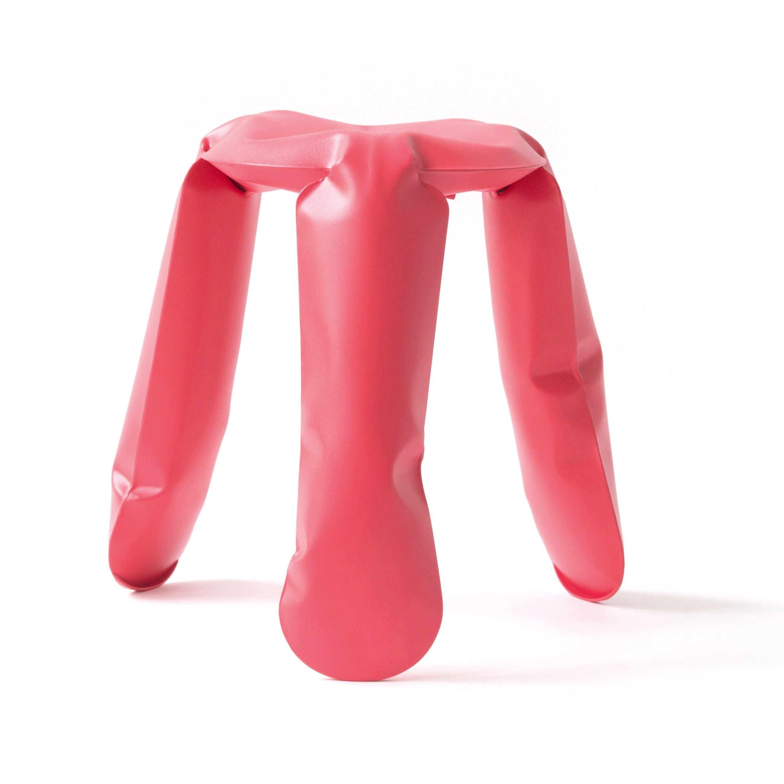 Stołek PLOPP truskawkowy czerwony mat Zieta Studio Eye on Design