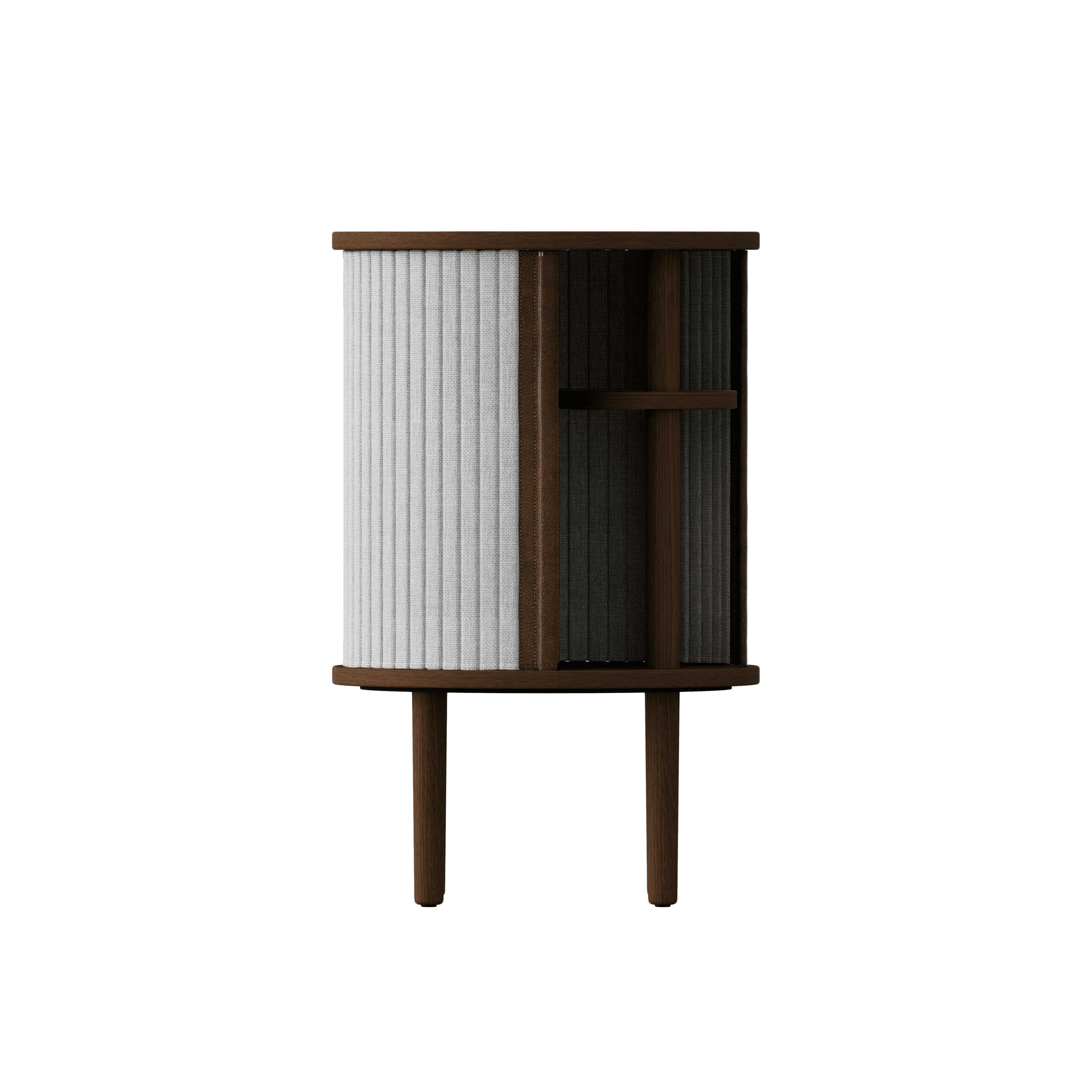 Stolik boczny AUDACIOUS baby blue z ciemnym dębem UMAGE Eye on Design