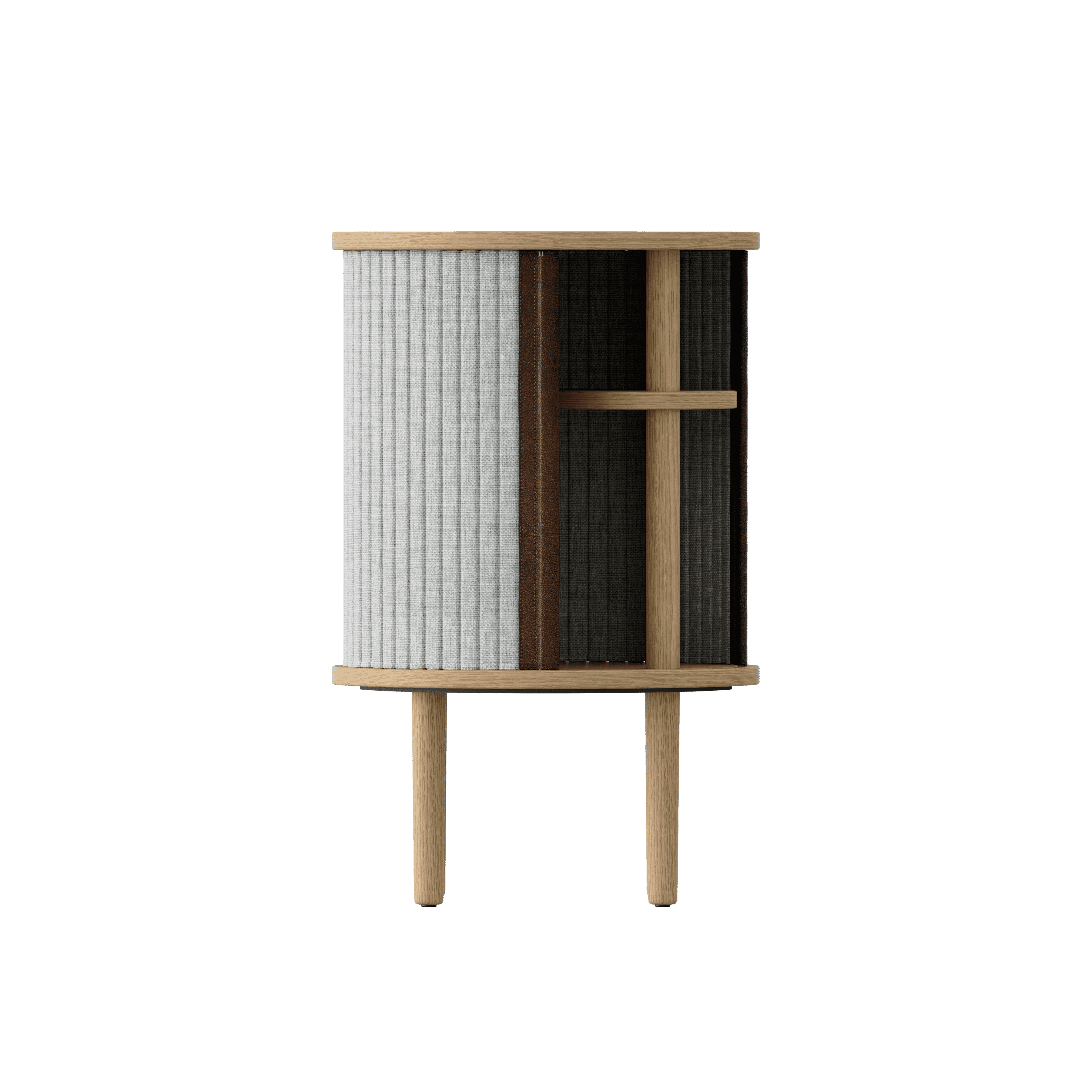 Stolik boczny AUDACIOUS baby blue z dębem UMAGE Eye on Design