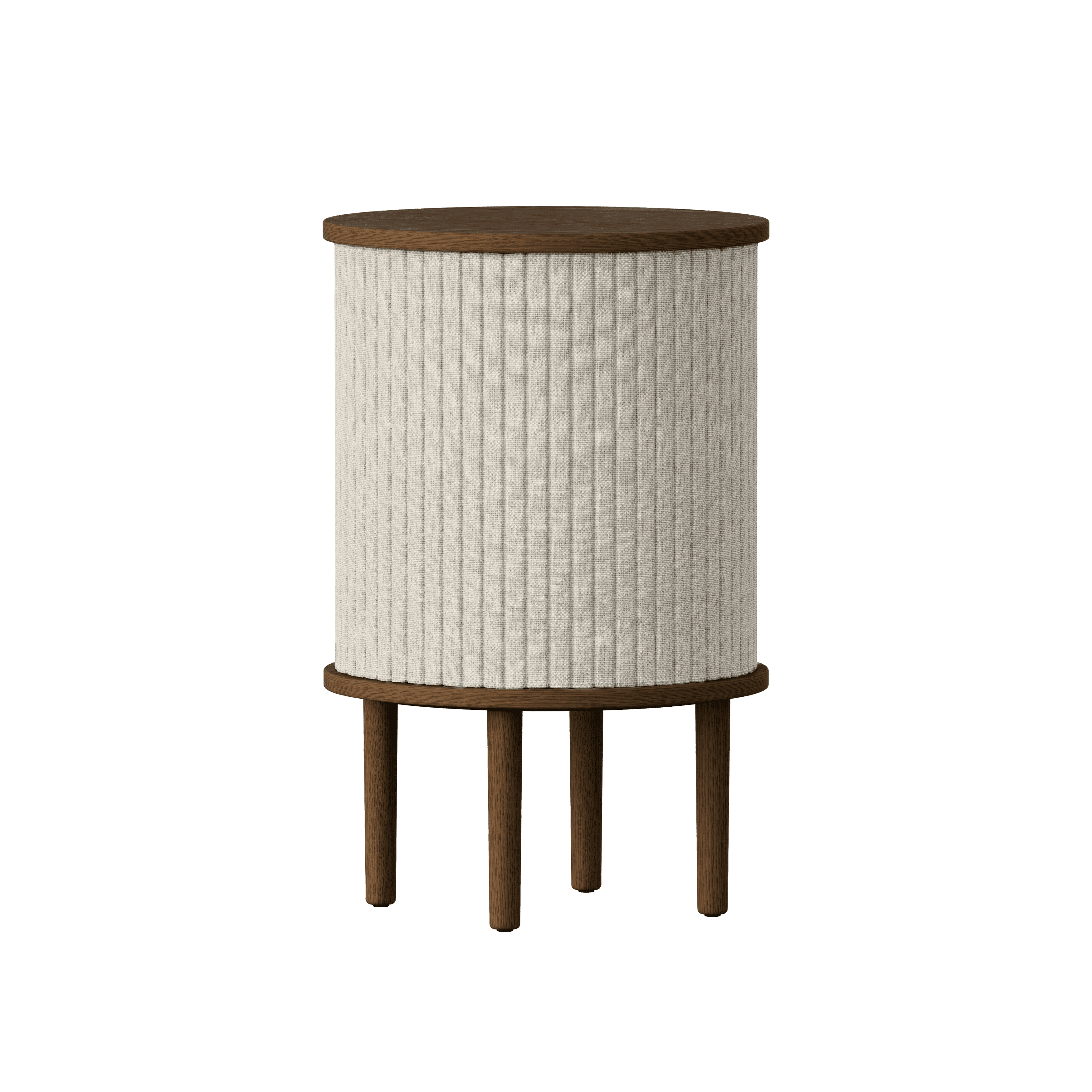 Stolik boczny AUDACIOUS beżowy z ciemnym dębem UMAGE Eye on Design