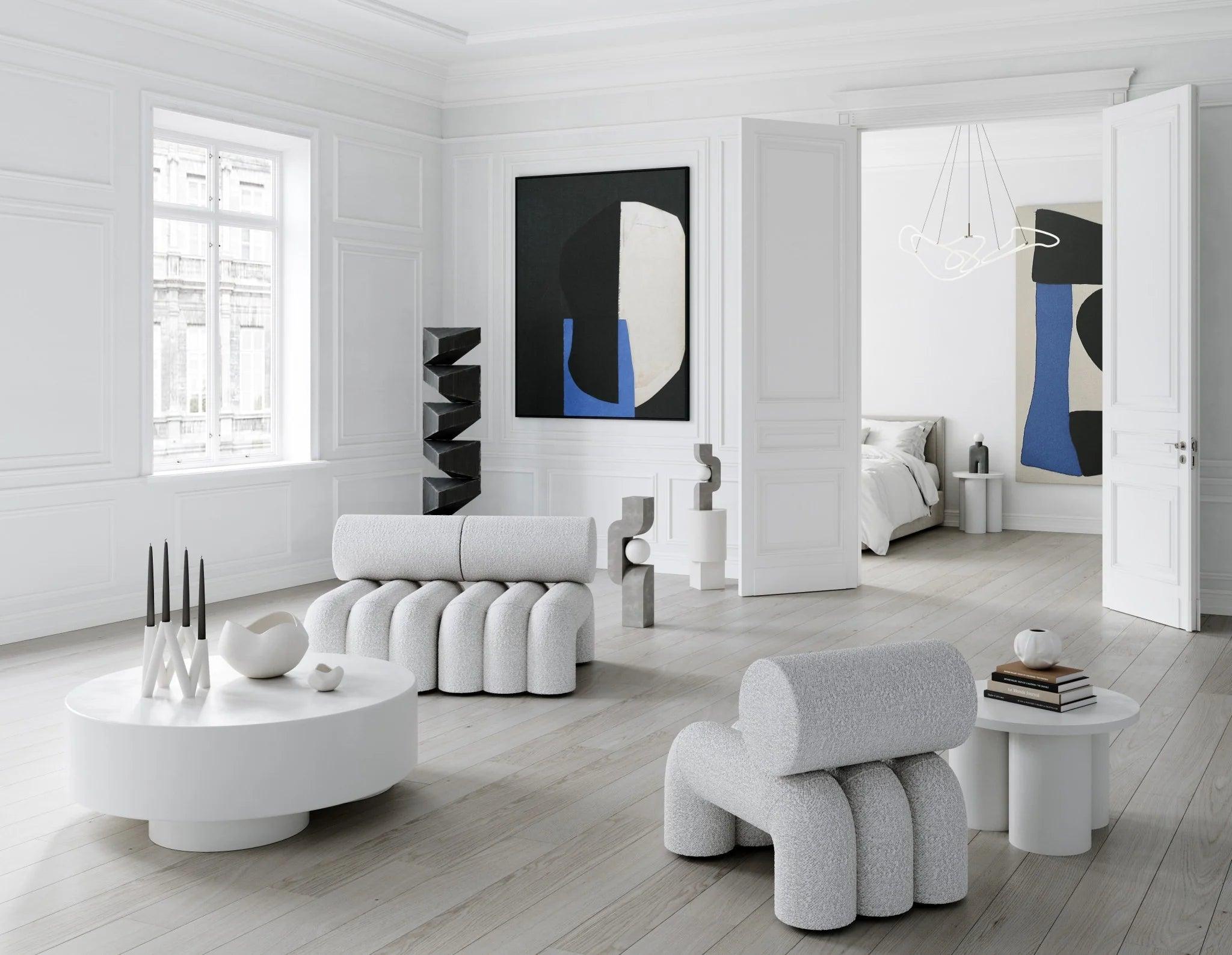 Stolik boczny BIG FOOT LOW biały 101 Copenhagen Eye on Design