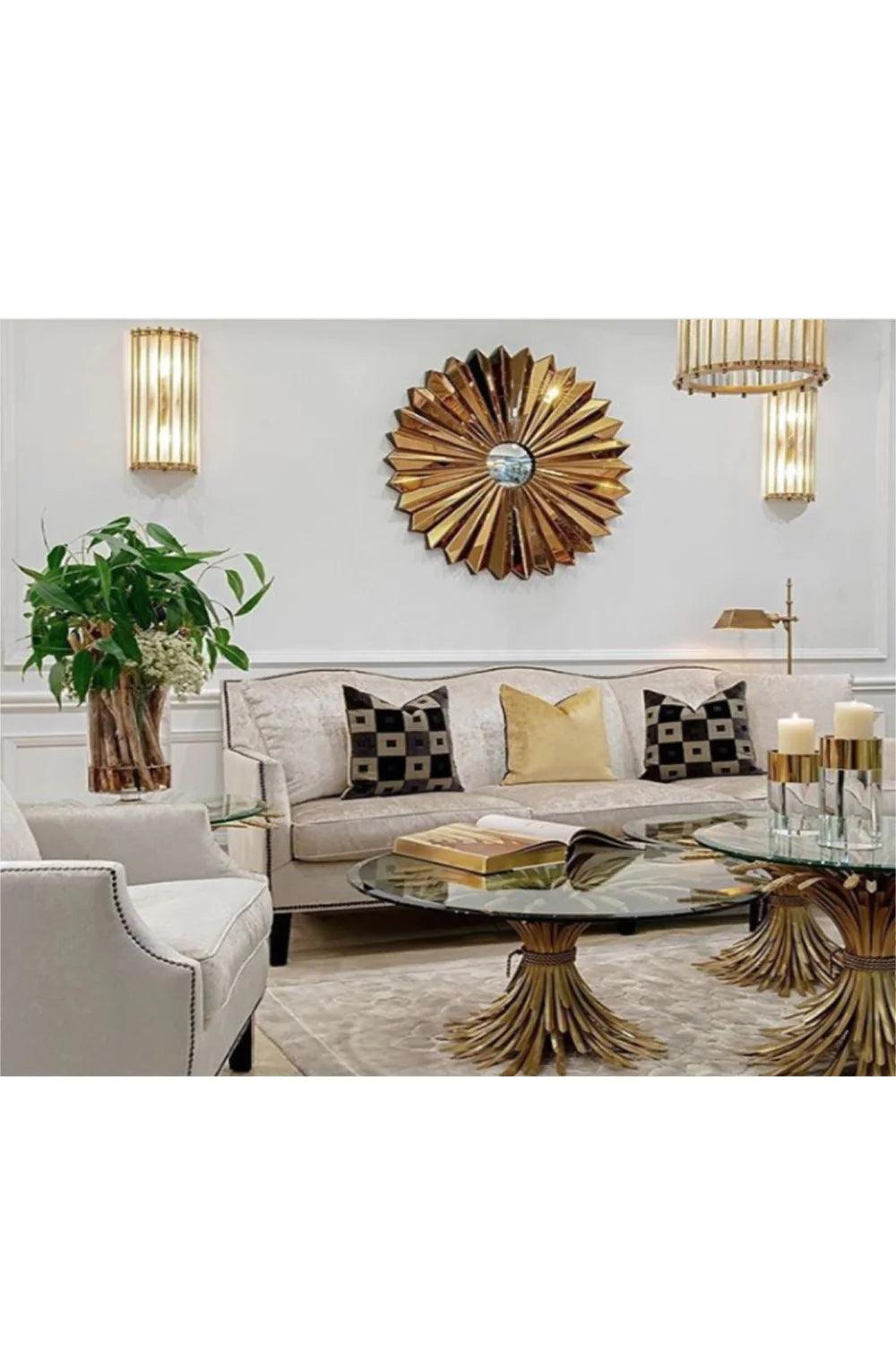 Stolik boczny BONHEUR złoty Eichholtz Eye on Design