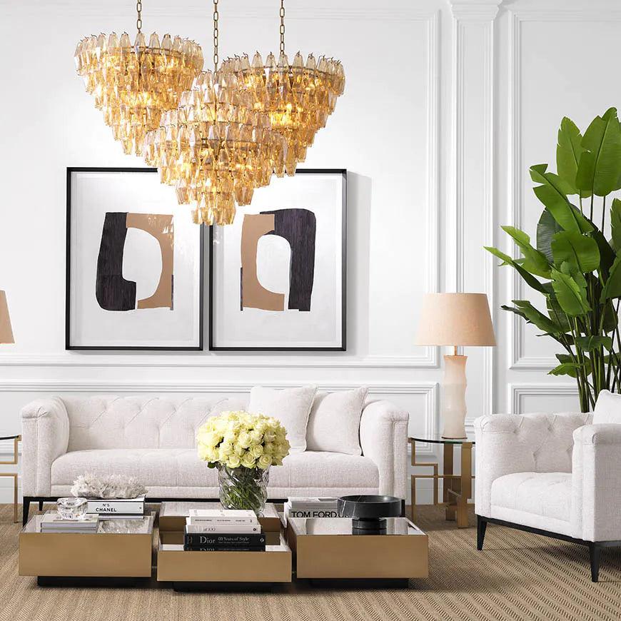 Stolik boczny CHUCK szczotkowany mosiądz Eichholtz Eye on Design