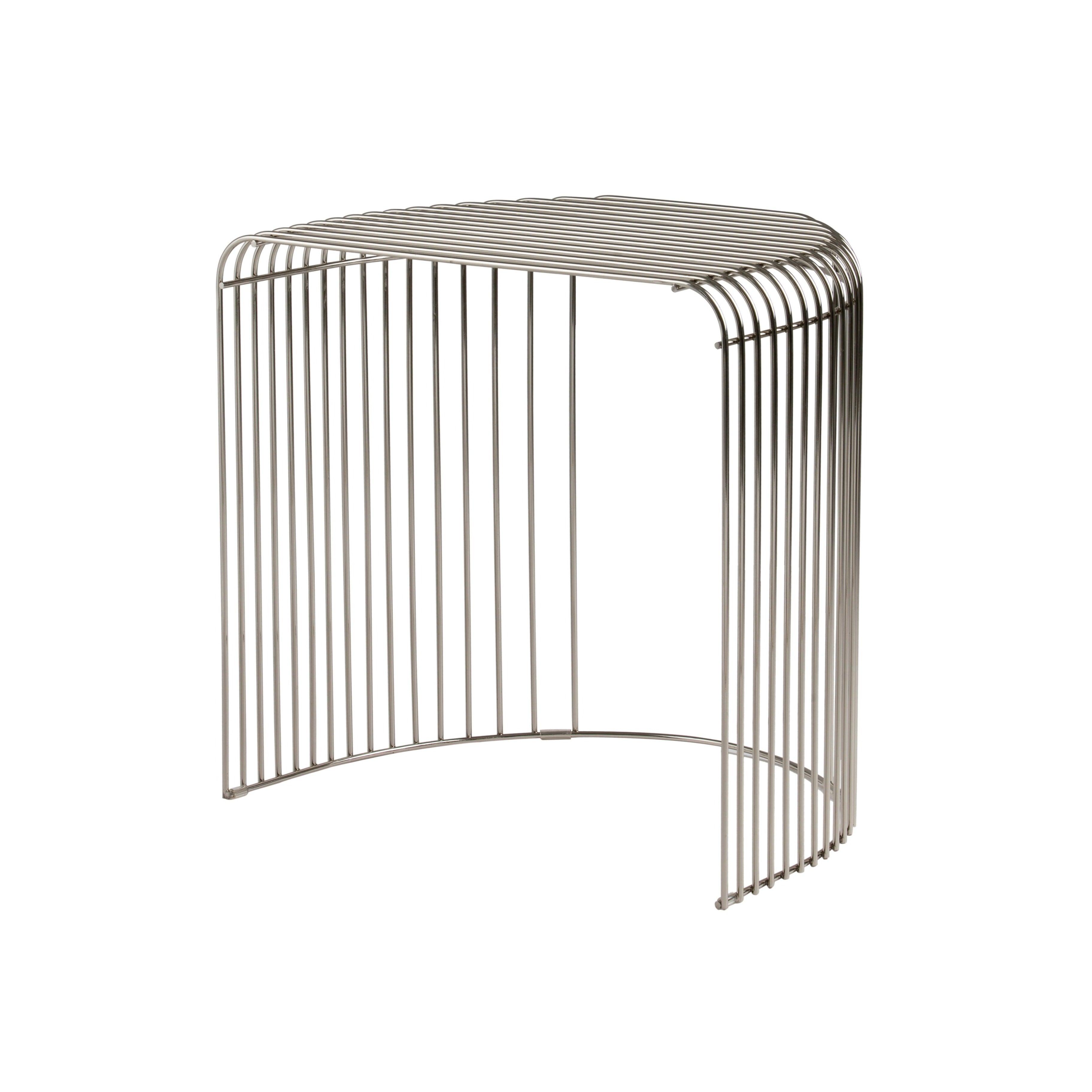 Stolik boczny CURVA srebrny AYTM Eye on Design