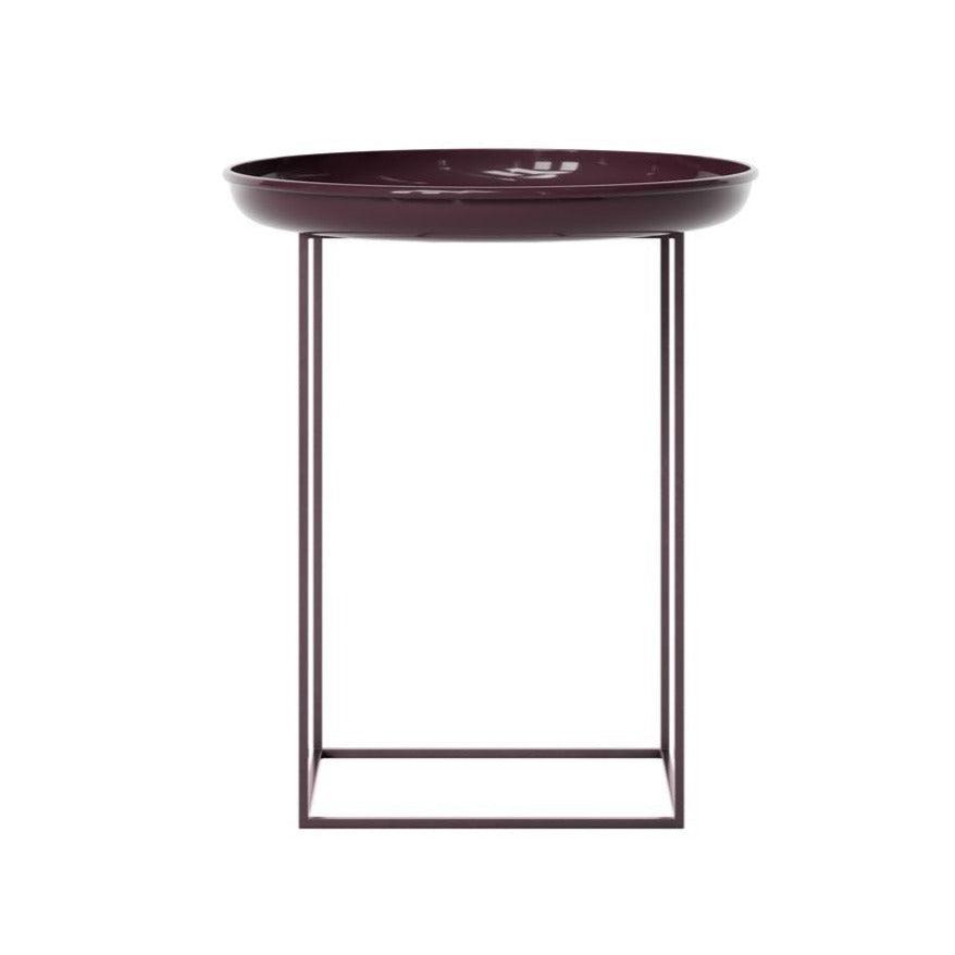 Stolik boczny DUKE bordowy lakierowany NORR11 Eye on Design