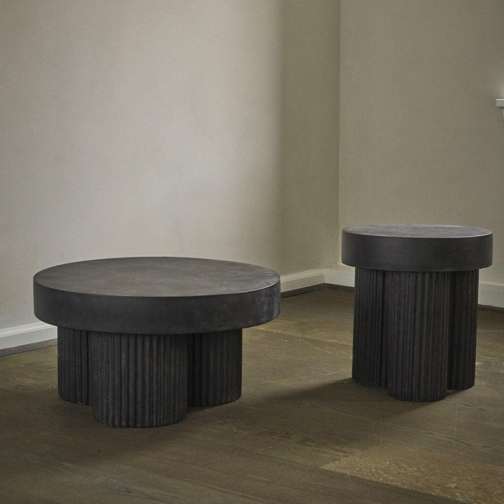 Stolik boczny GEAR czarny beton NORR11 Eye on Design