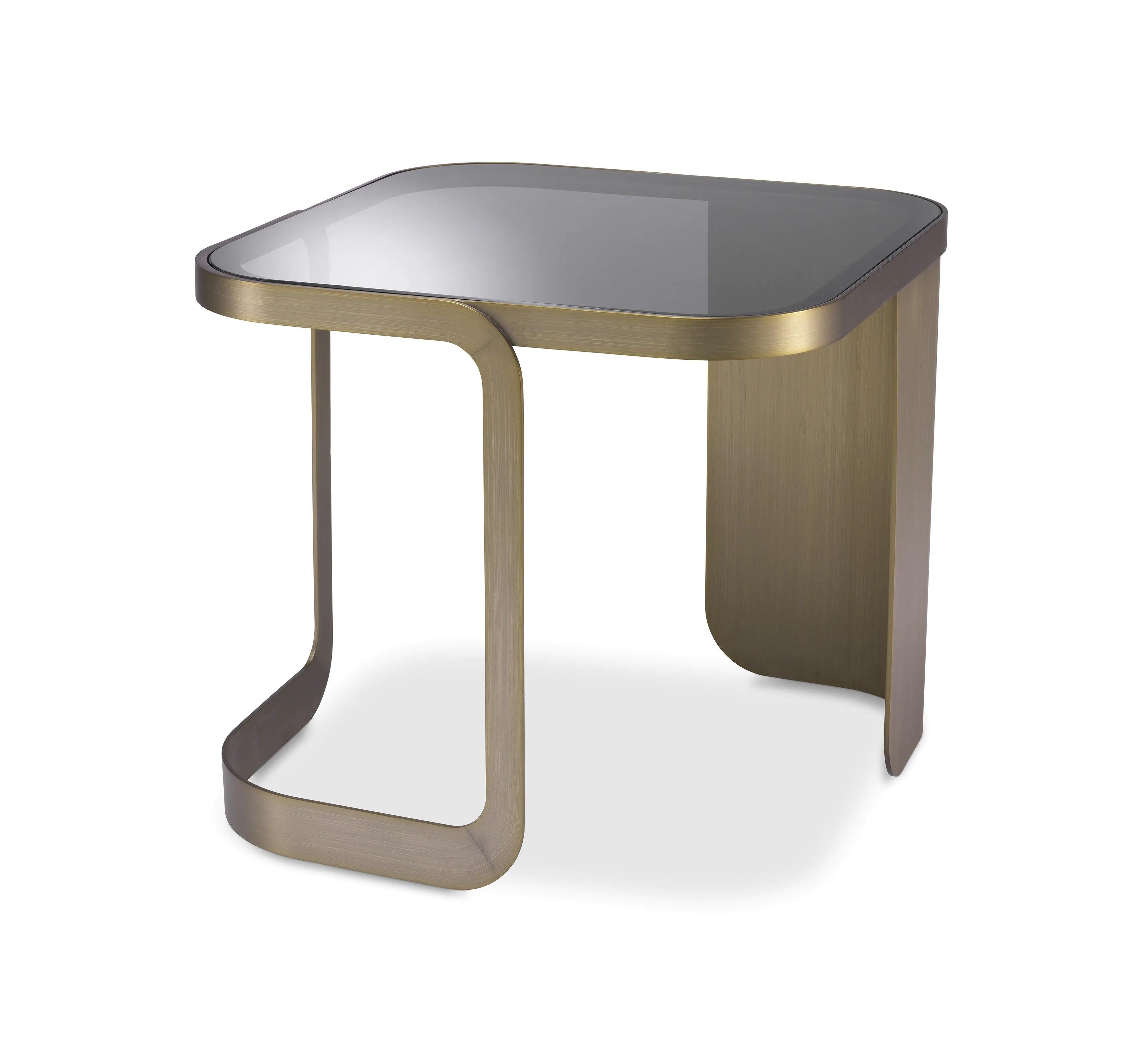 Stolik boczny NUMA szczotkowany mosiądz Eichholtz Eye on Design