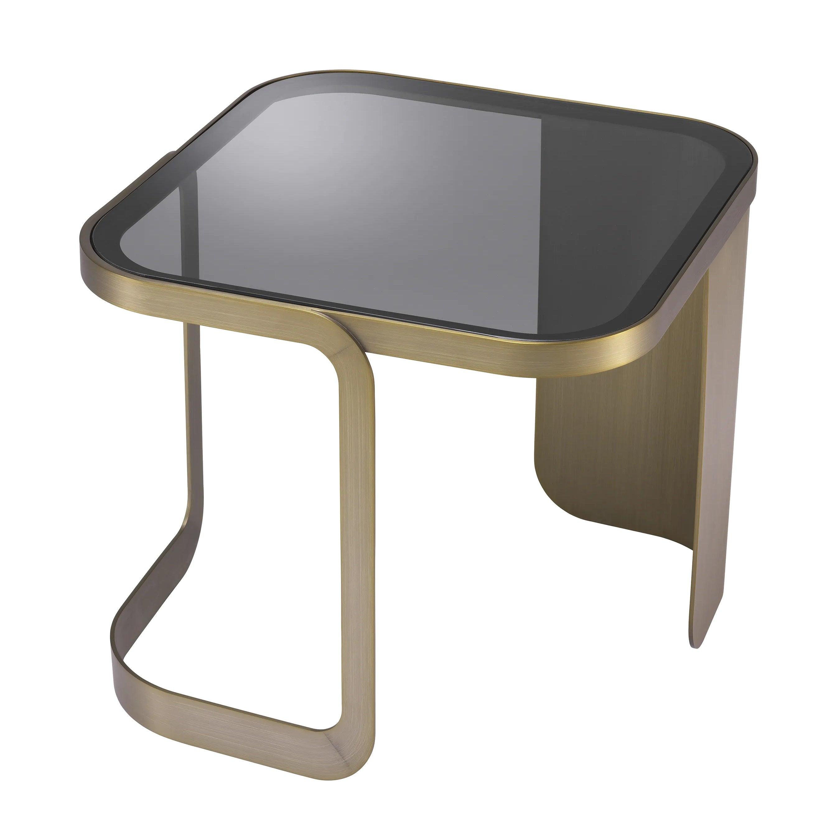 Stolik boczny NUMA szczotkowany mosiądz Eichholtz Eye on Design