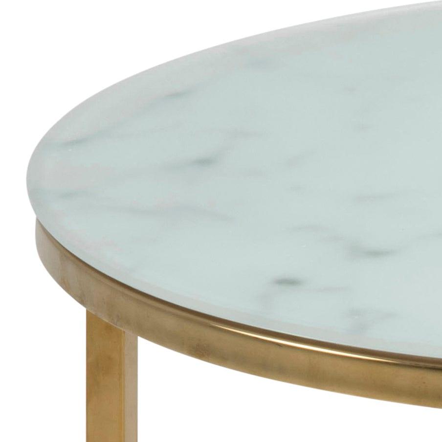 Stolik kawowy ANDREA biały marmur Home Essentials Eye on Design