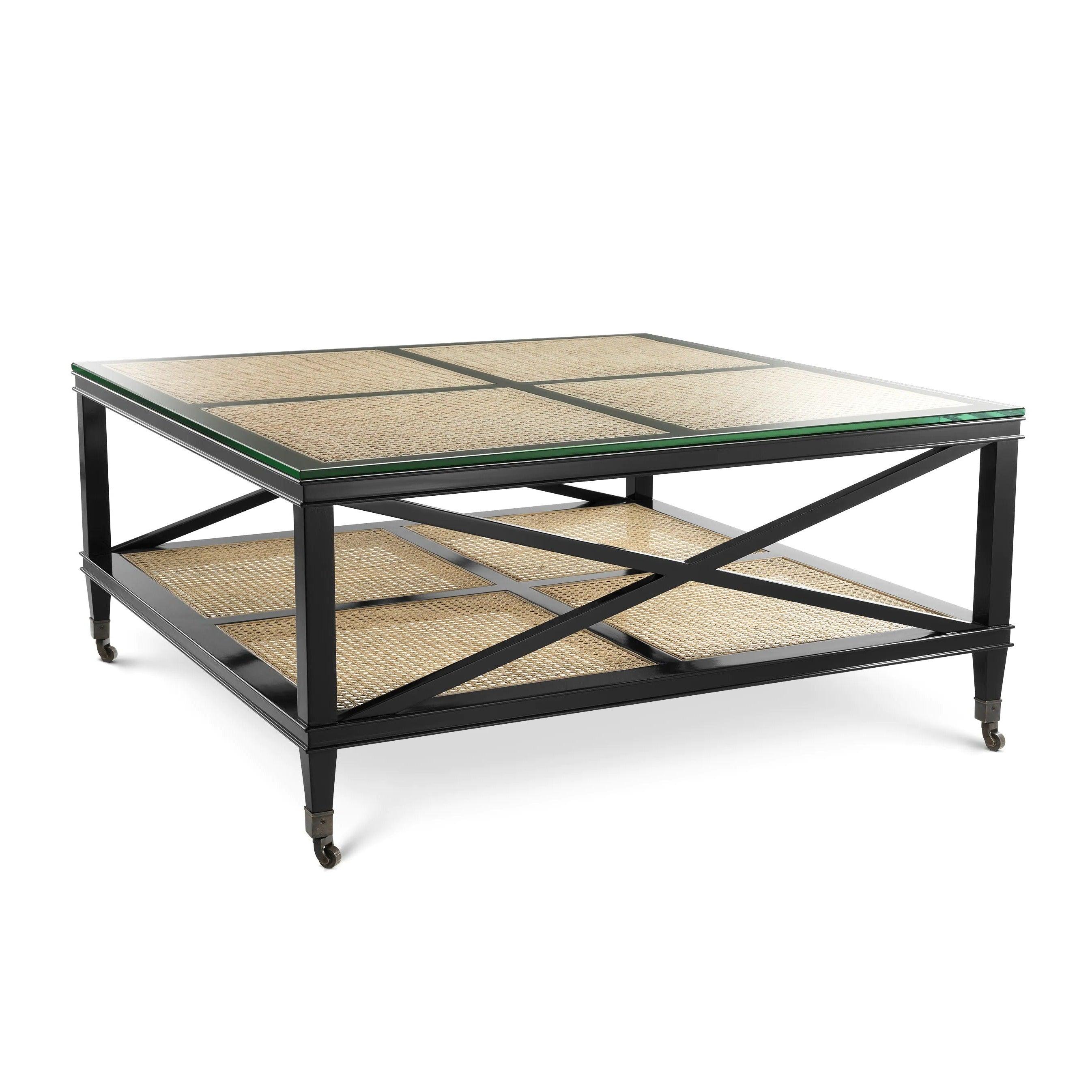 Stolik kawowy BAHAMAS rama z drewna mahoniowego Eichholtz Eye on Design