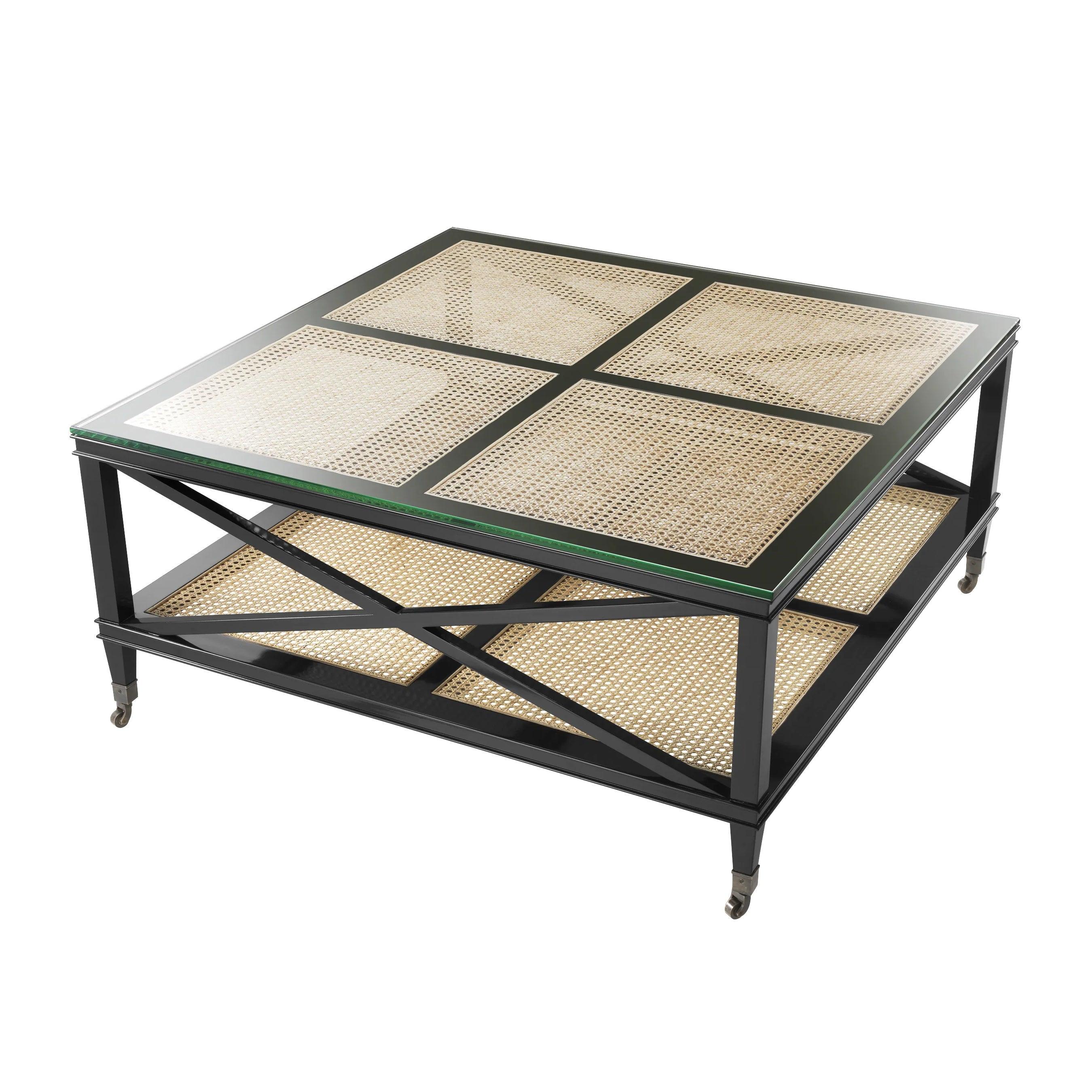 Stolik kawowy BAHAMAS rama z drewna mahoniowego Eichholtz Eye on Design