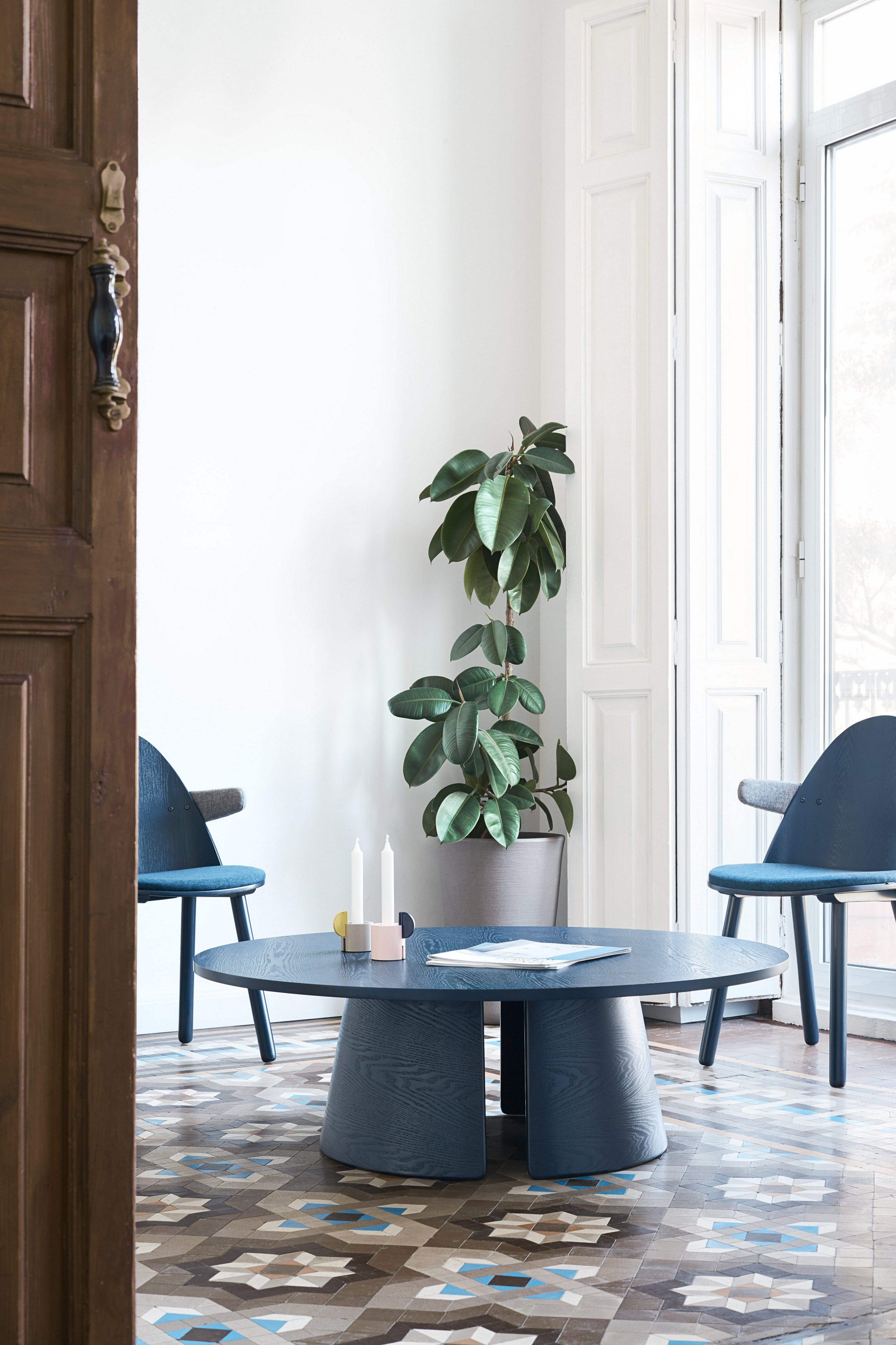 Stolik kawowy CEP niebieski Teulat Eye on Design