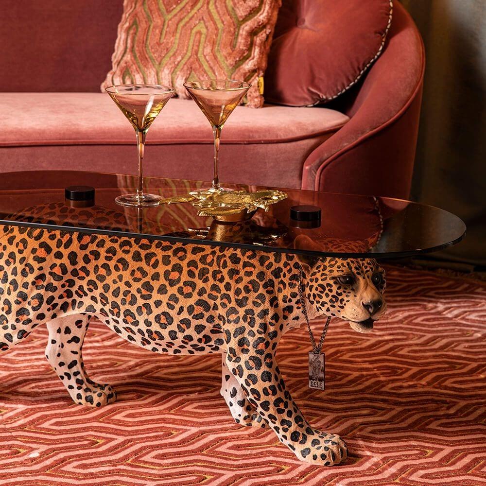 Stolik kawowy DOPE AS HELL panterka Bold Monkey Eye on Design