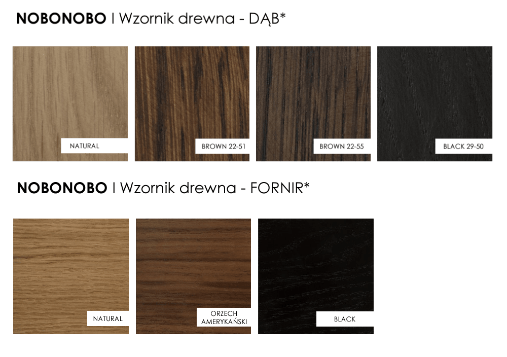 Stolik kawowy FEZA drewniany z czarną podstawą Nobonobo Eye on Design