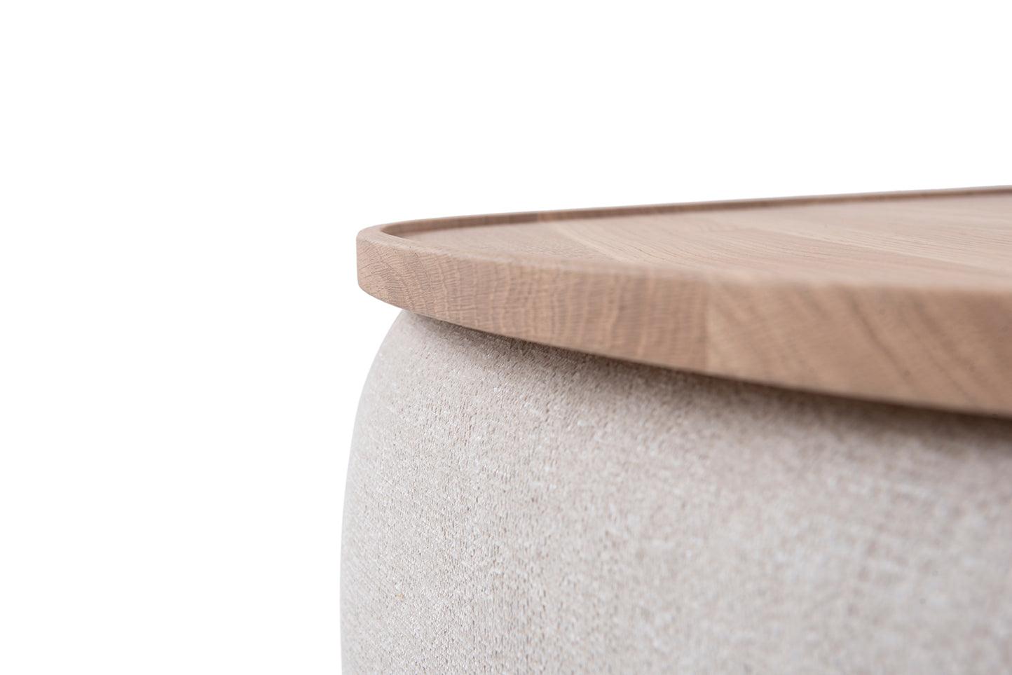 Stolik kawowy FLESIA drewno dębowe Nobonobo Eye on Design