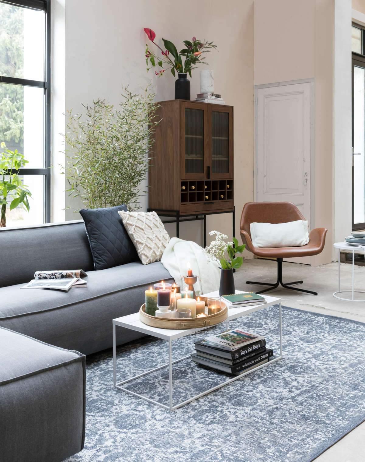 Stolik kawowy GLAZED biały Zuiver Eye on Design