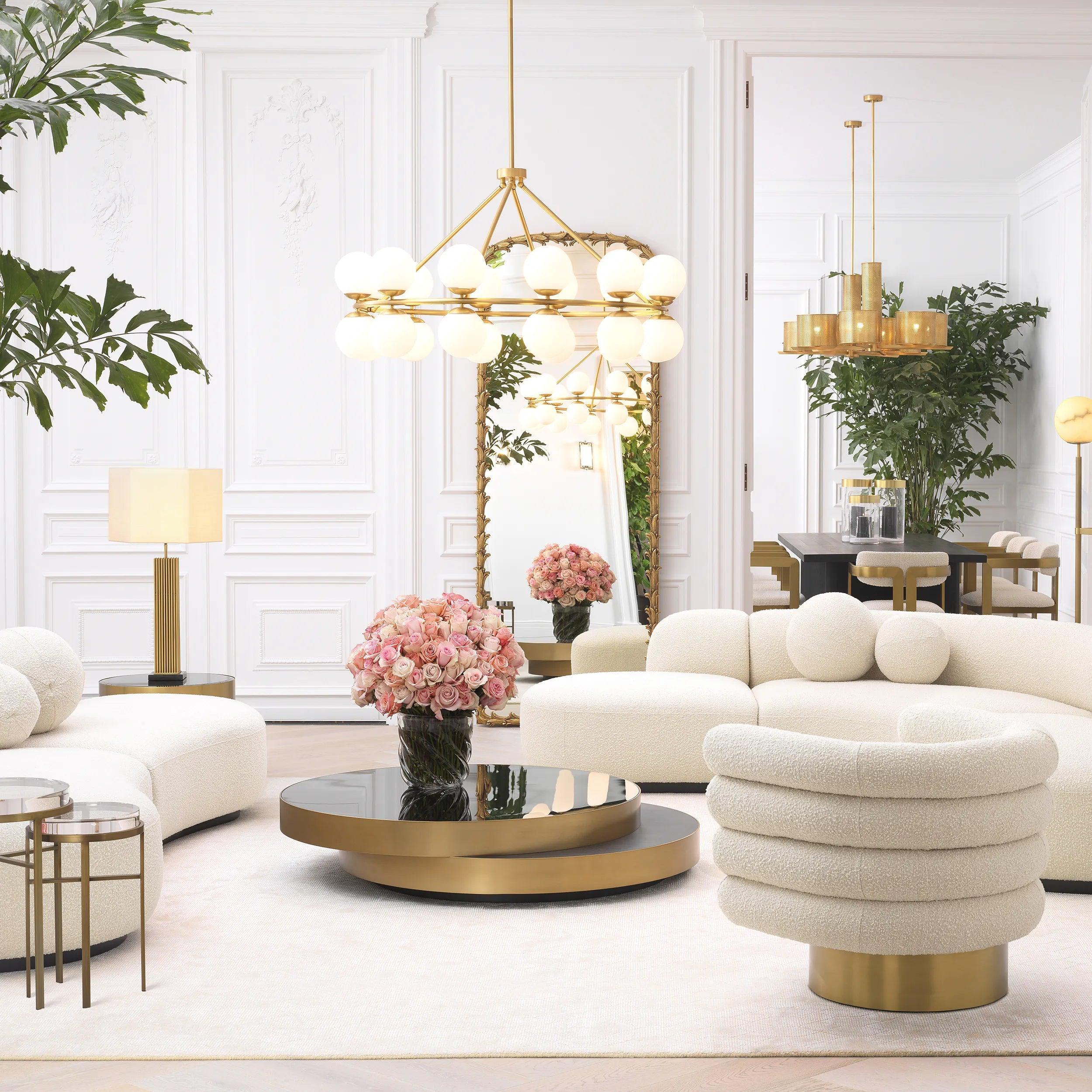 Stolik kawowy GRIFFITH mosiężny Eichholtz Eye on Design