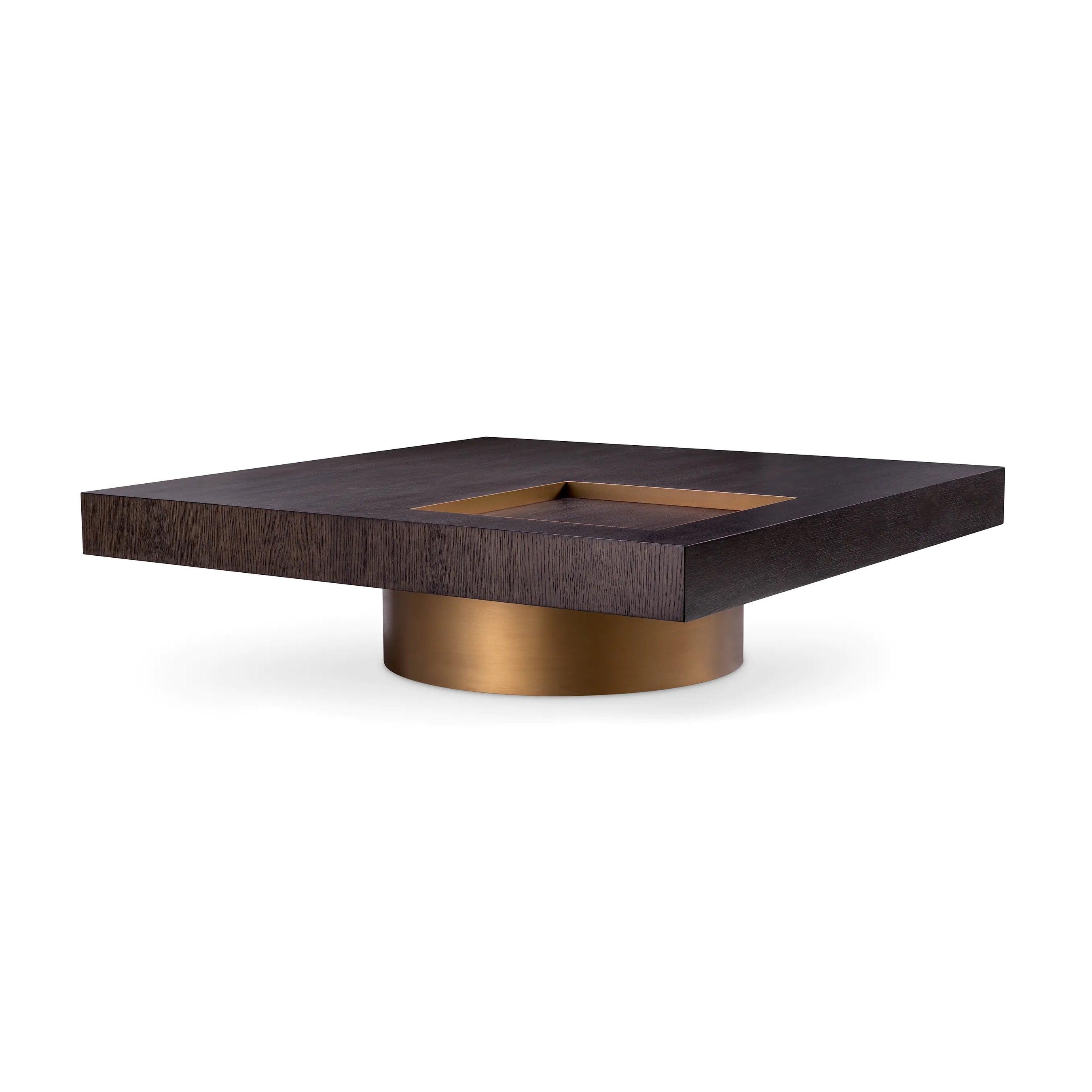 Stolik kawowy kwadratowy OTUS dąb mokka Eichholtz Eye on Design