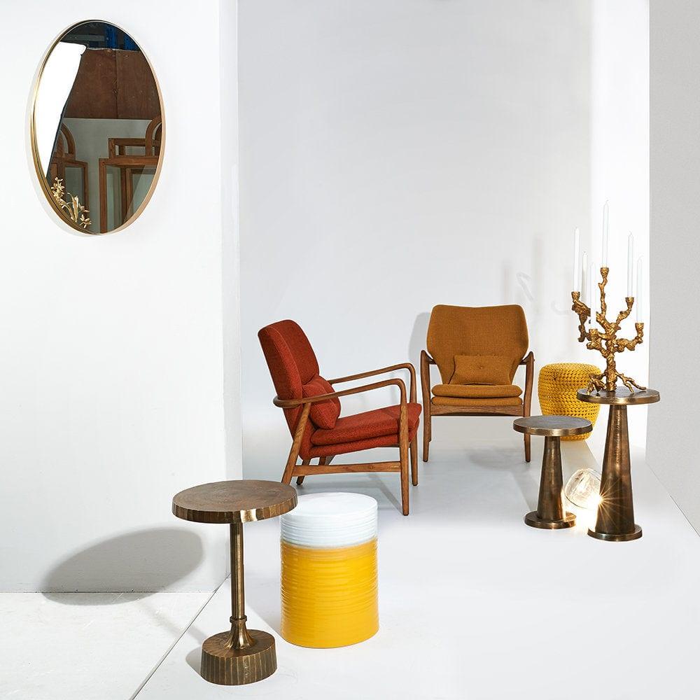 Stolik kawowy MACE miedziany Pols Potten Eye on Design