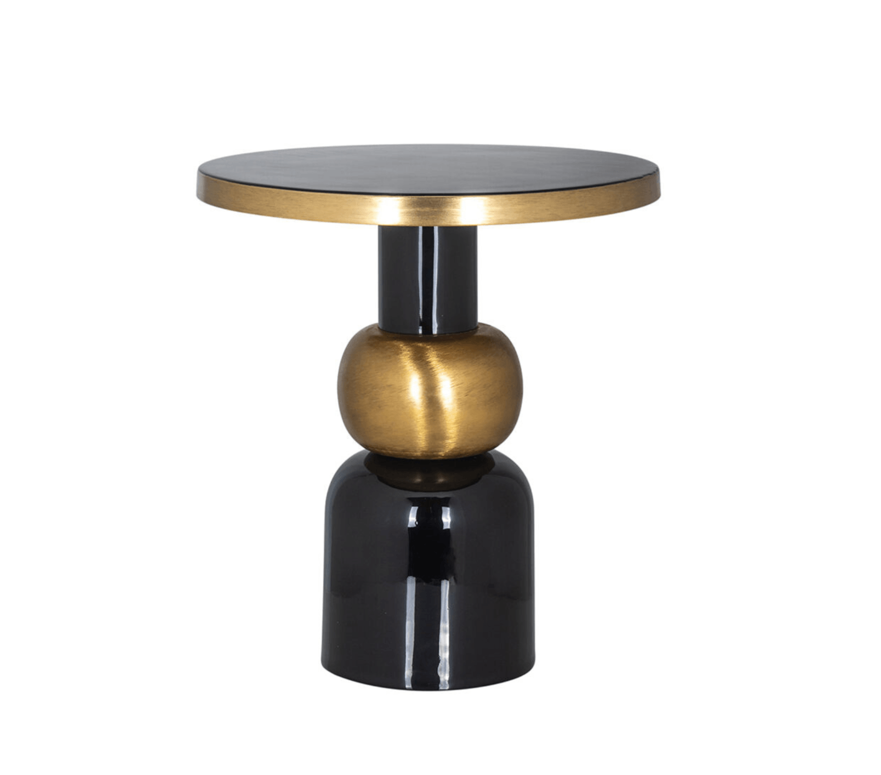 Stolik kawowy MOSE czarny ze złotym Richmond Interiors Eye on Design