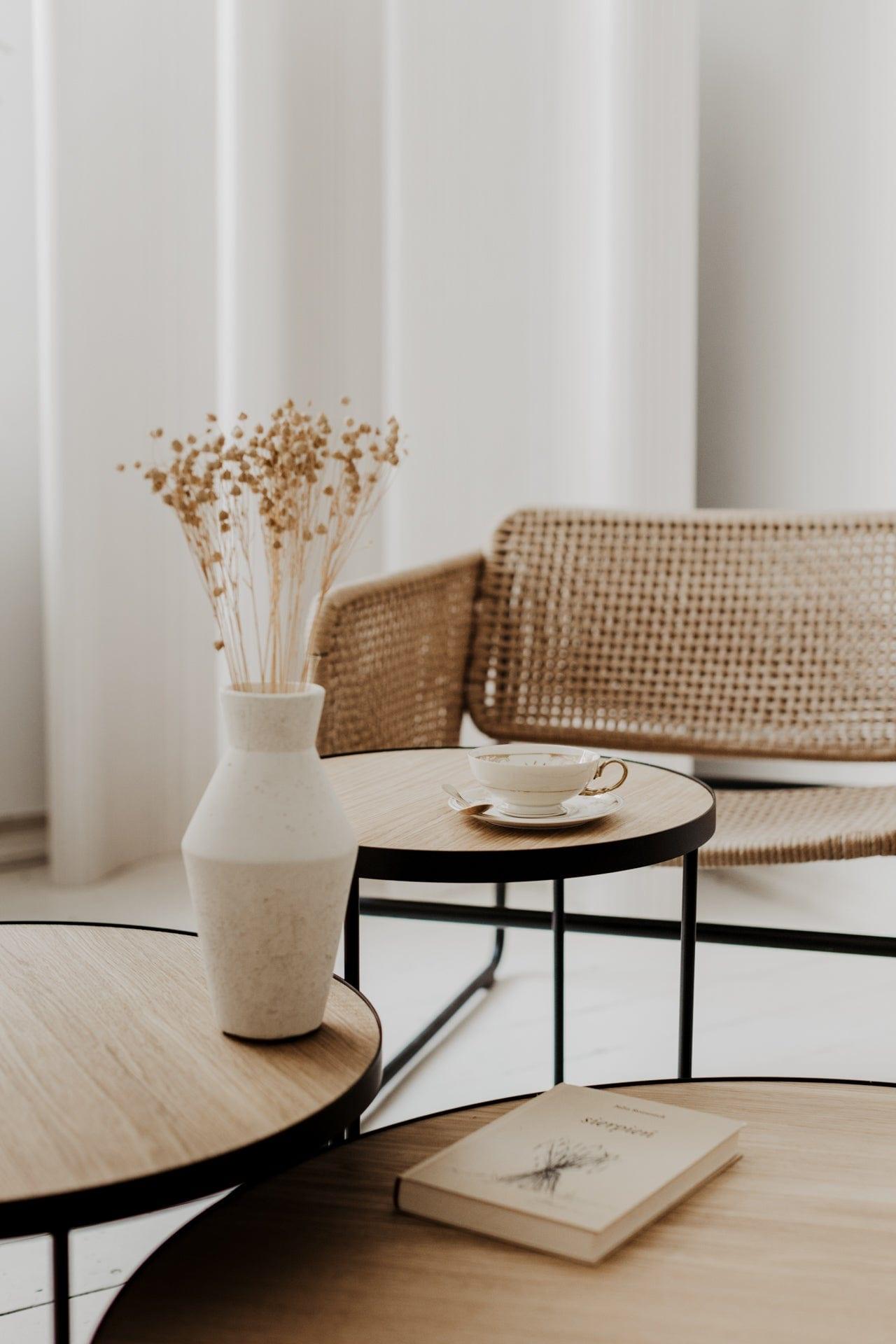 Stolik kawowy niski TRE dąb naturalny Nordifra Eye on Design