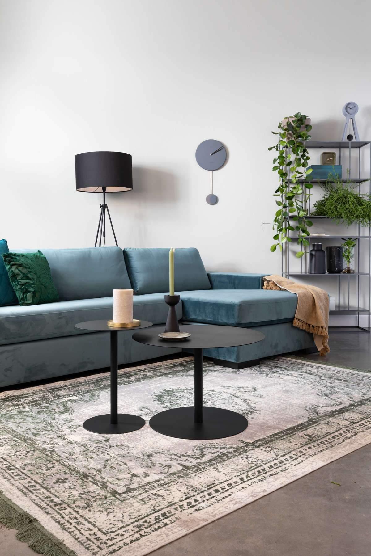 Stolik kawowy okrągły SNOW M czarny Zuiver Eye on Design