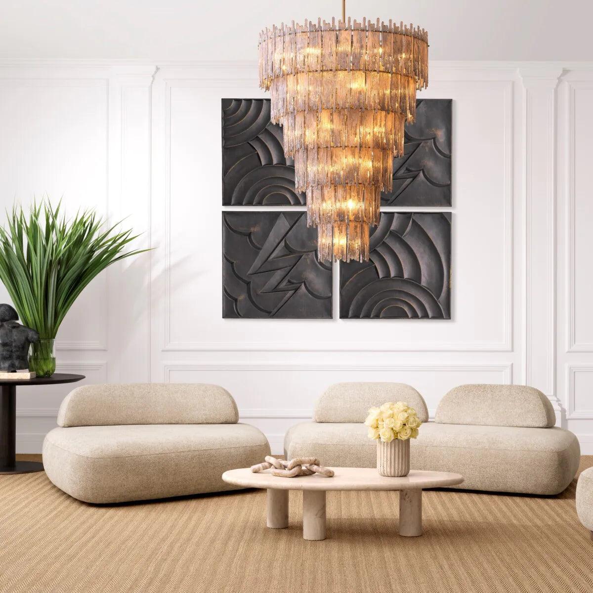 Stolik kawowy PRELUDE trawertyn Eichholtz Eye on Design