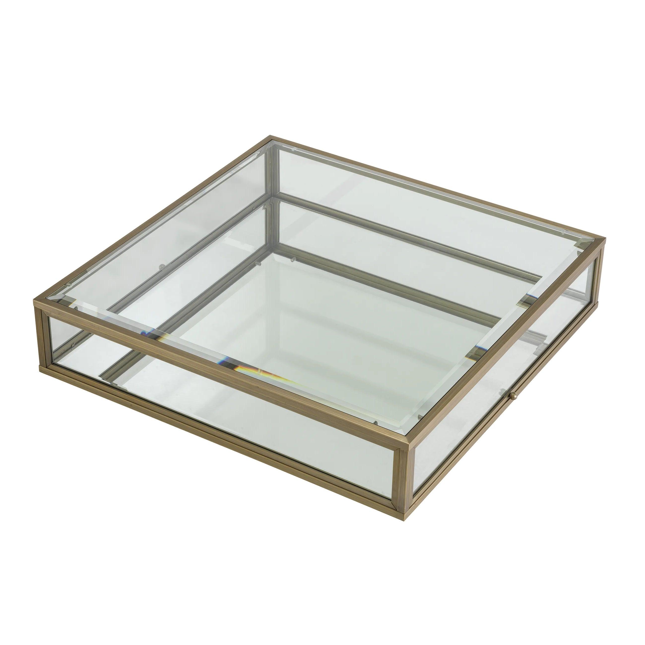 Stolik kawowy RYAN szczotkowany mosiądz Eichholtz Eye on Design