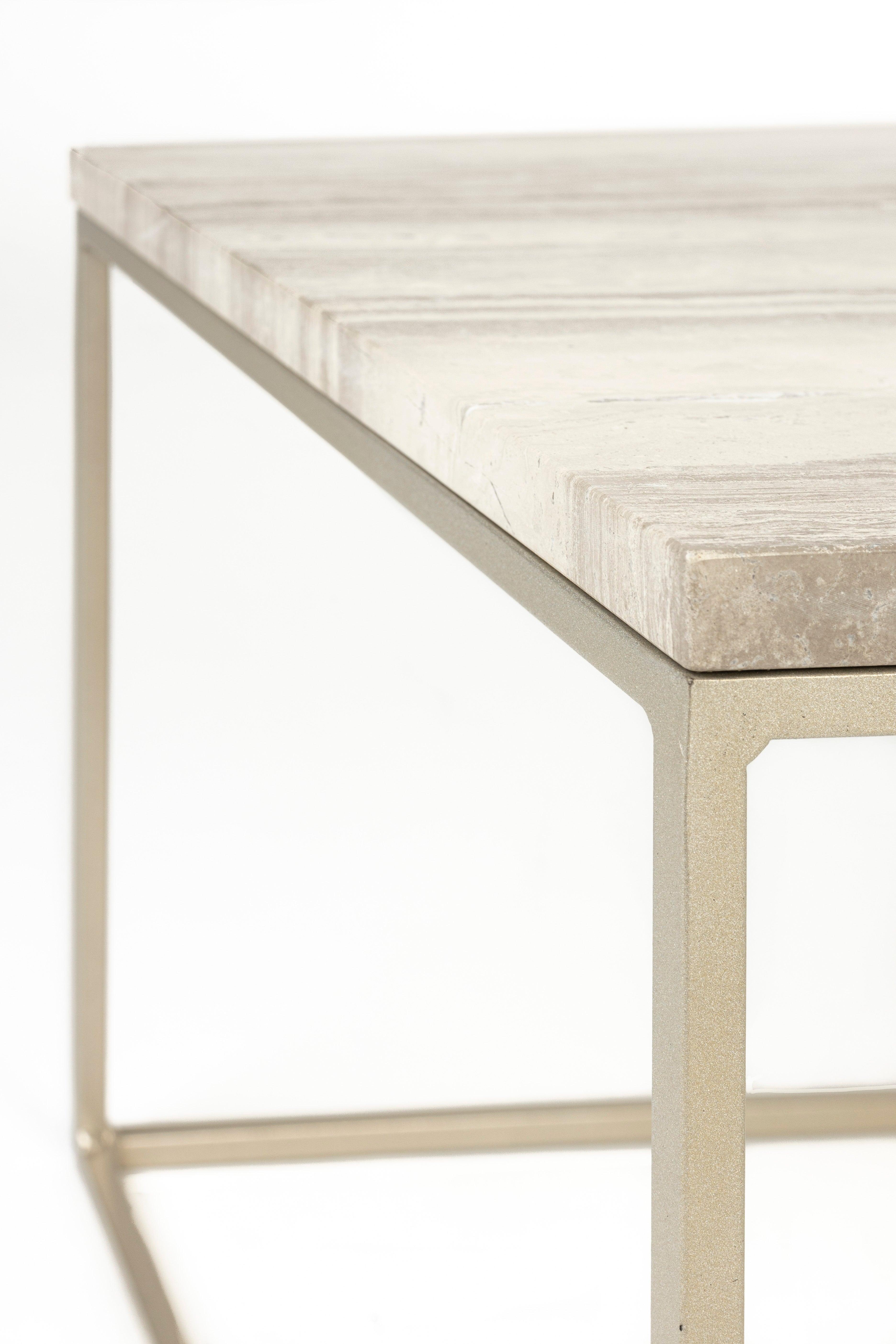 Stolik kawowy STRAY beżowy marmur Zuiver Eye on Design
