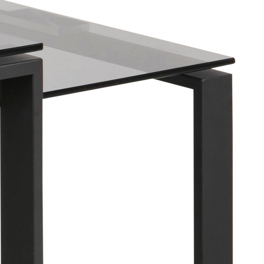 Stolik kawowy szklany SOREN czarny Home Essentials Eye on Design