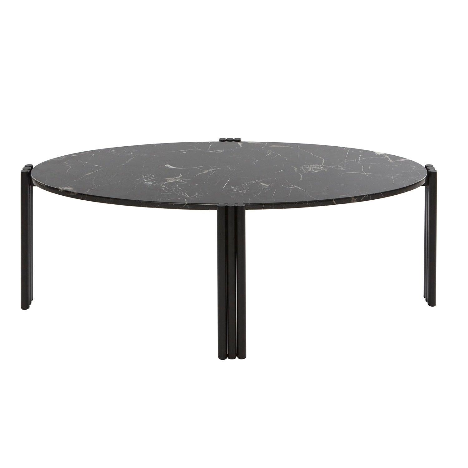 Stolik kawowy TRIBUS czarny marmur z czarną podstawą AYTM Eye on Design