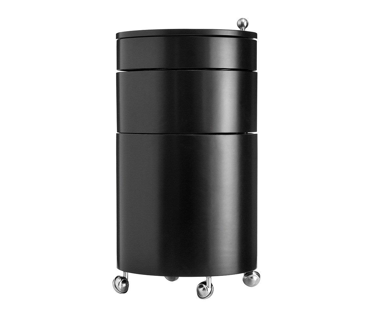 Stolik na kółkach BARBOY czarny Verpan Eye on Design