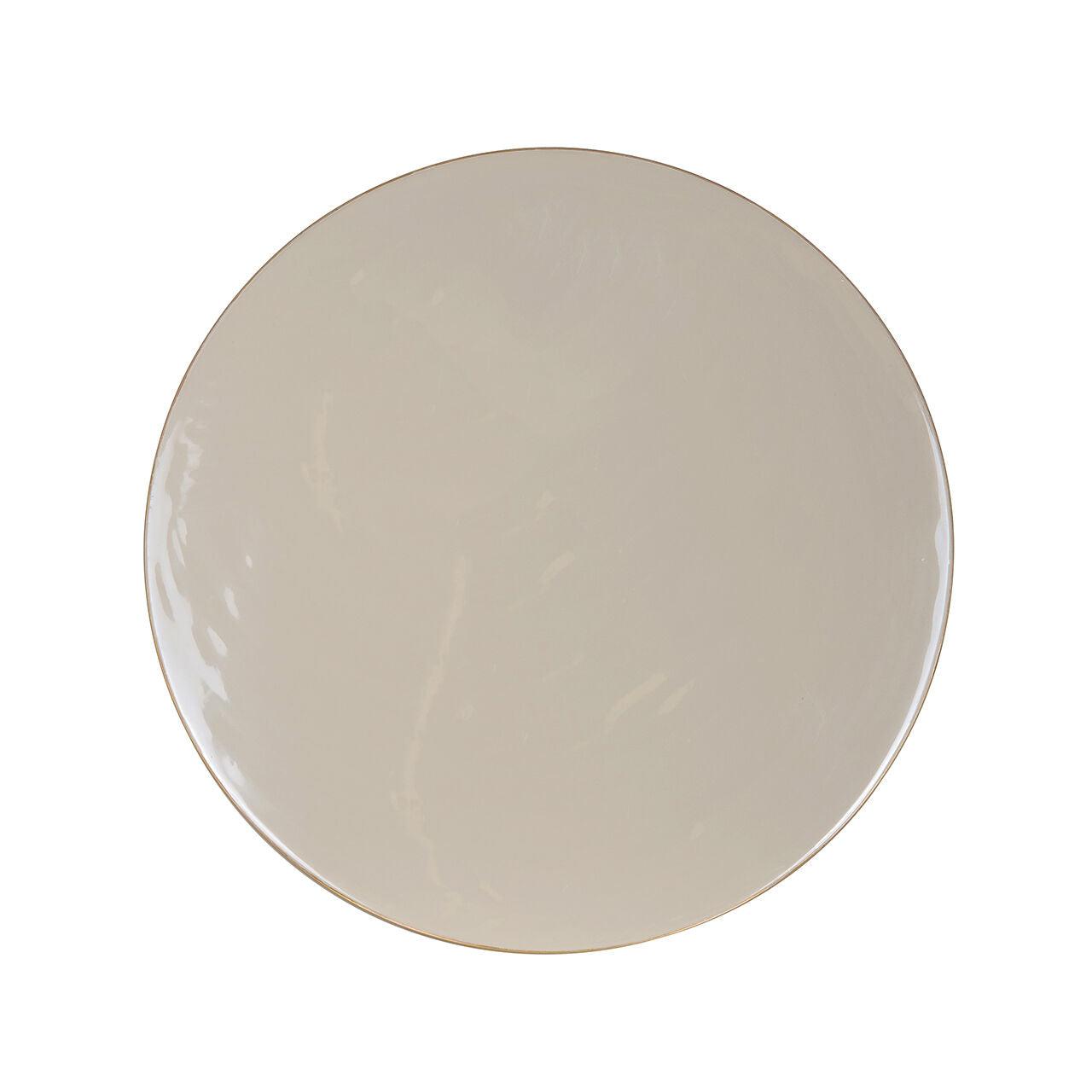 Stolik NAYA beżowy ze złotą podstawą Richmond Interiors Eye on Design