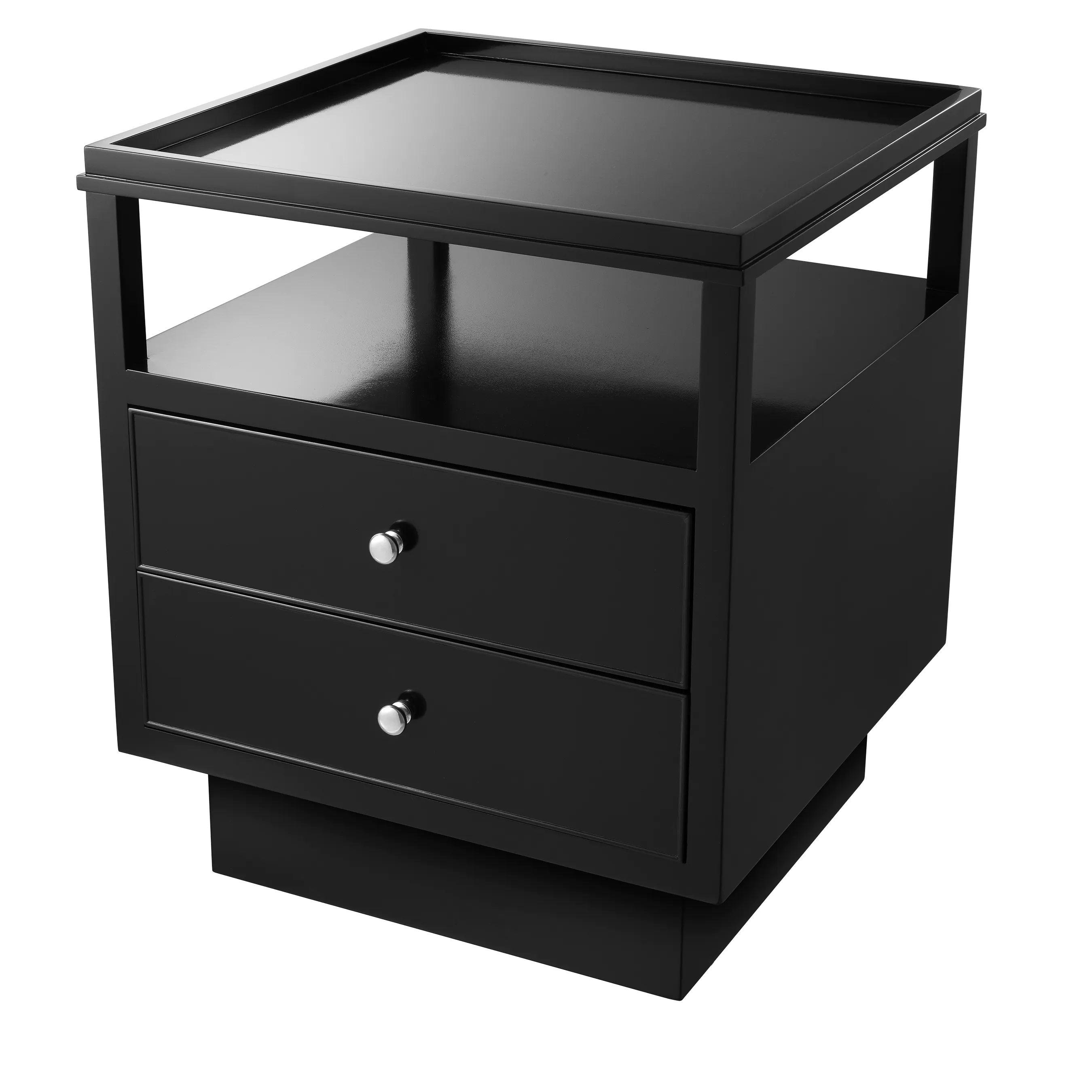 Stolik nocny LENOX czarny Eichholtz Eye on Design