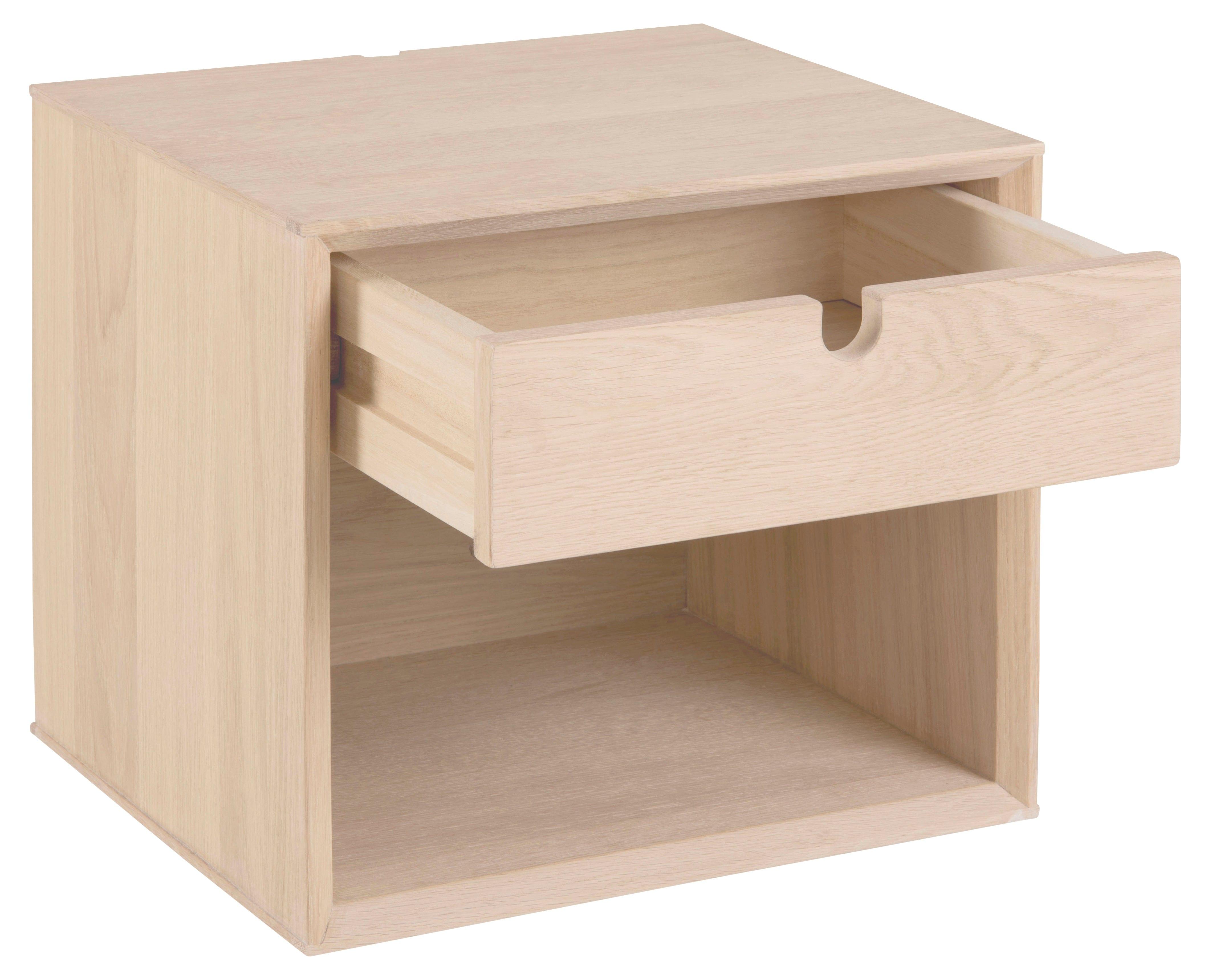 Stolik nocny wysoki CENTURY drewniany – Actona