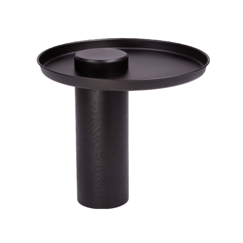 Stolik TYK MIDI czarny dąb z czarnym blatem Nordifra Eye on Design